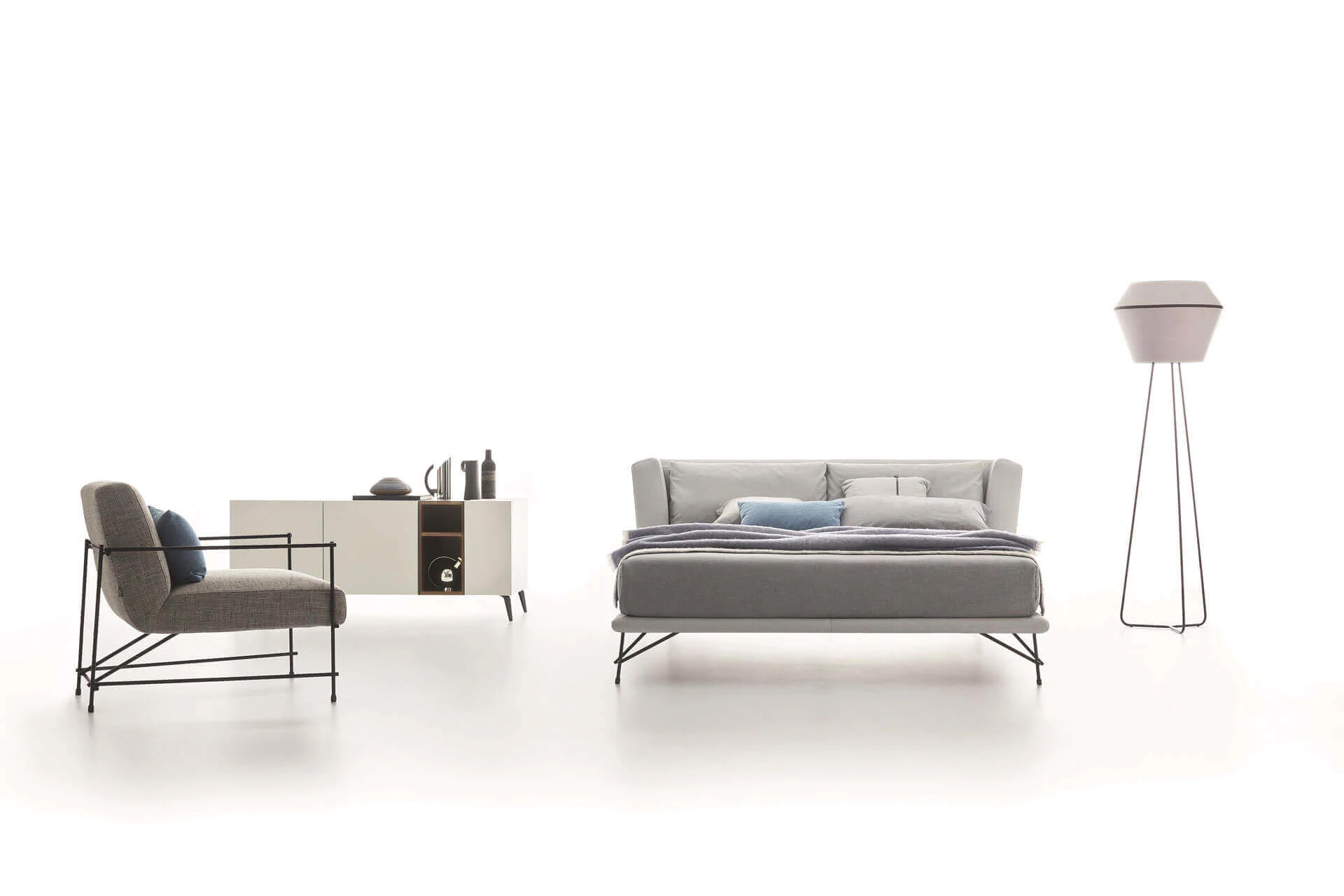 Кровать Lennox — Ditre Italia, кожа, фото 2