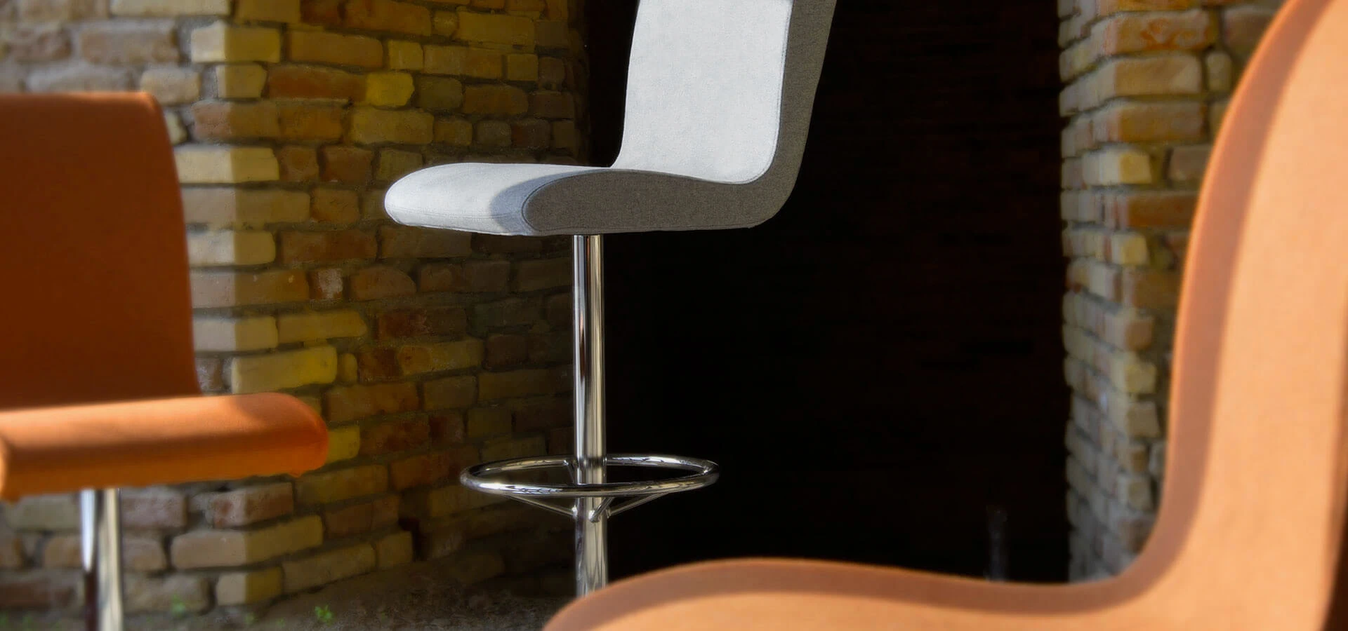 Барный стул Slim — Domingo Salotti, ткань, фото 2