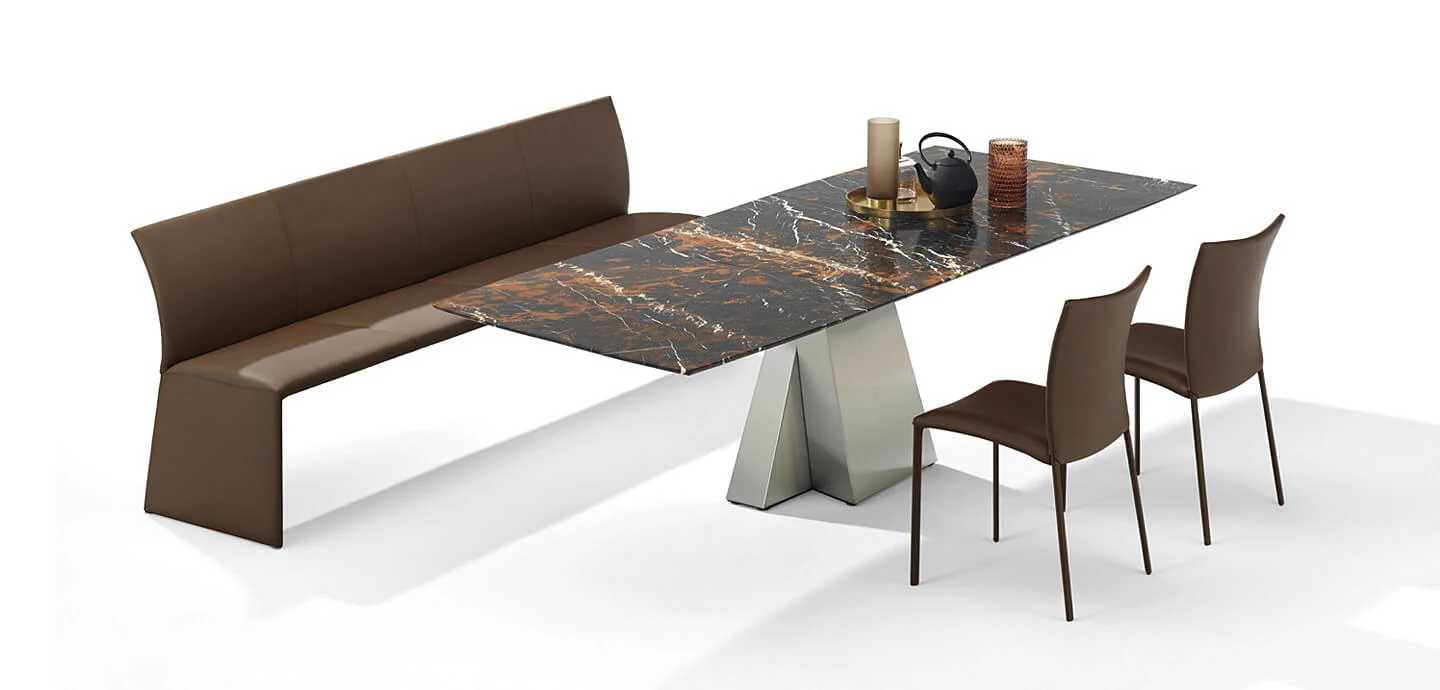 Скамья 2510 Nobile Bench — Draenert, кожа, фото 4