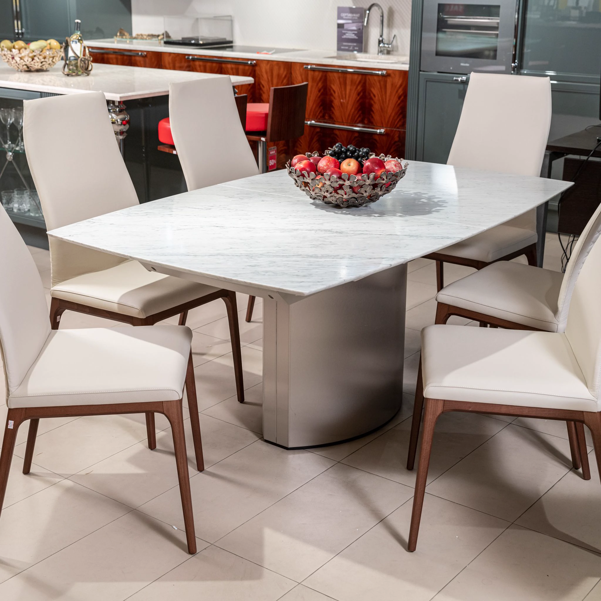 Стол Adler II 1224 Stone Carrara — Draenert, мрамор