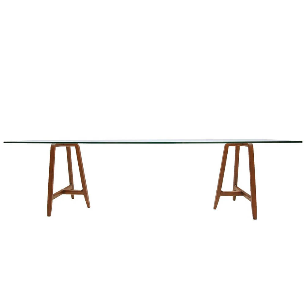 Каркас и наполнение: дерево. Современный дизайн Стол Easel — Driade, мрамор, фото 4