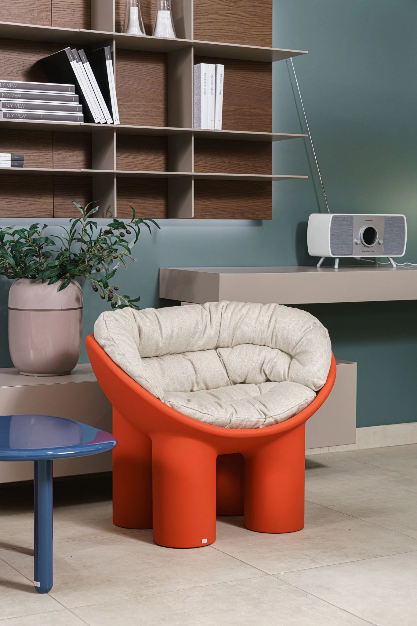 Кресло Roly Poly Red Brick — Driade, текстиль