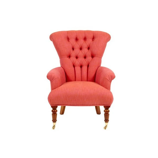 Каркас и наполнение: массив дерева, металл. Классический стиль Кресло Lanhydrock chair — Duresta, ткань, фото 4