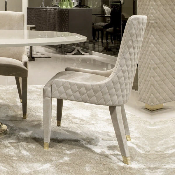 Каркас и наполнение: металл. Современный дизайн Стул Byron — DV Home Collection, нубук