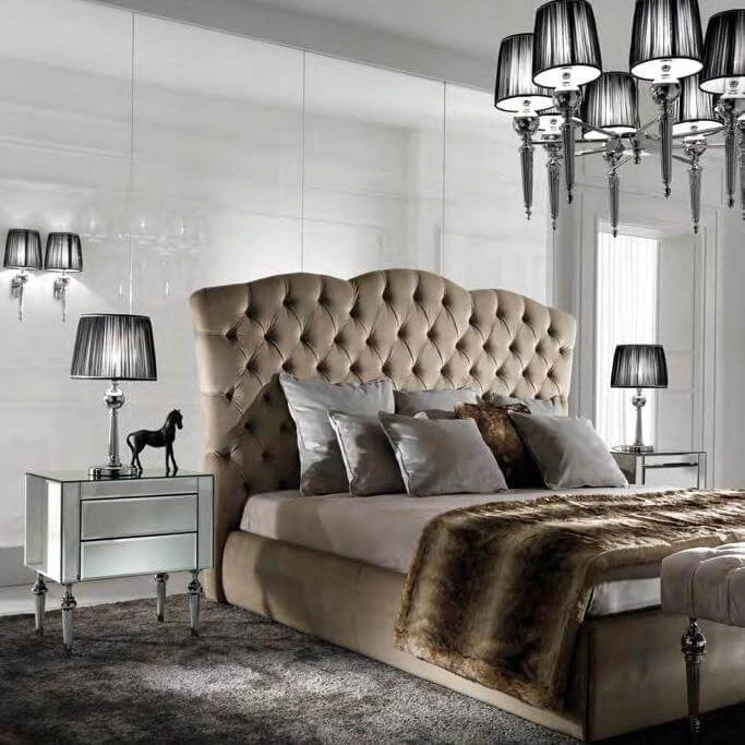 Стиль ар-деко Прикроватная тумбочка Envy Prince — DV Home Collection