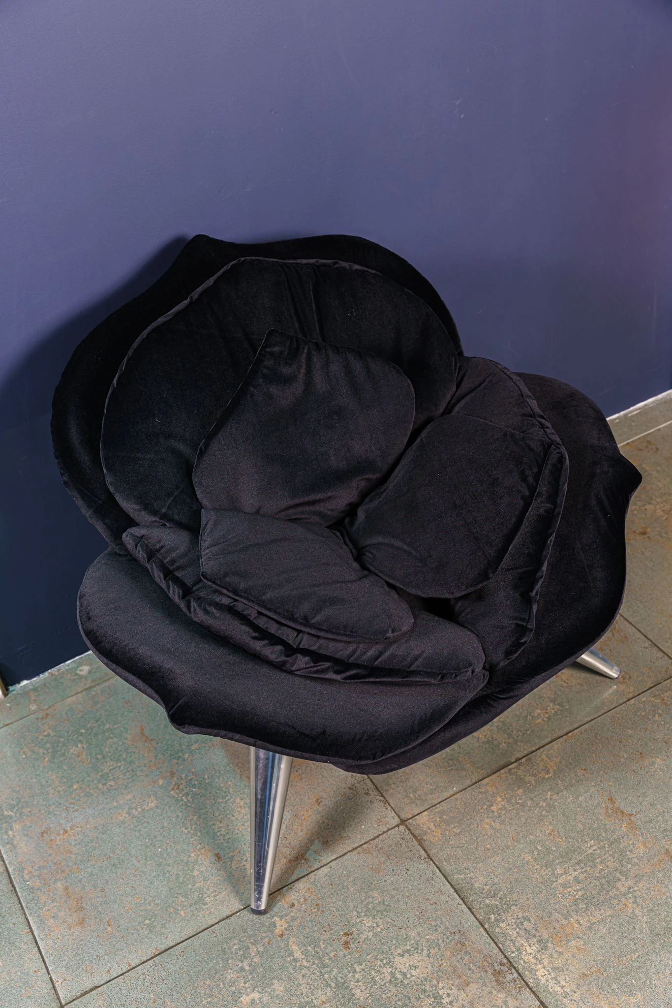 Кресло Rose Chair Black — Edra, ткань, фото 6