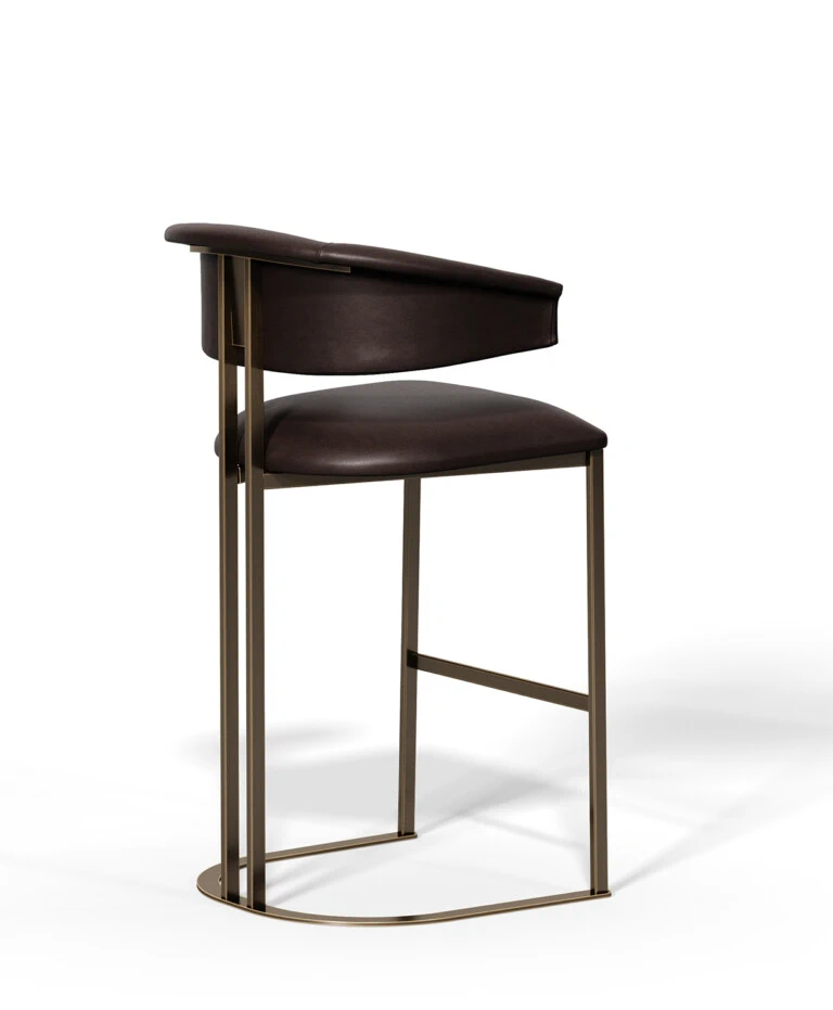 Барный стул Kyo Stool — Emmemobili, кожа, фото 2