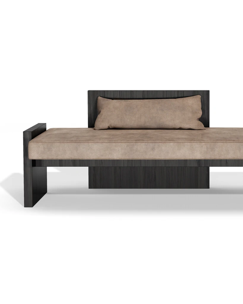 Скамья P.Bench — Emmemobili, кожа, фото 2