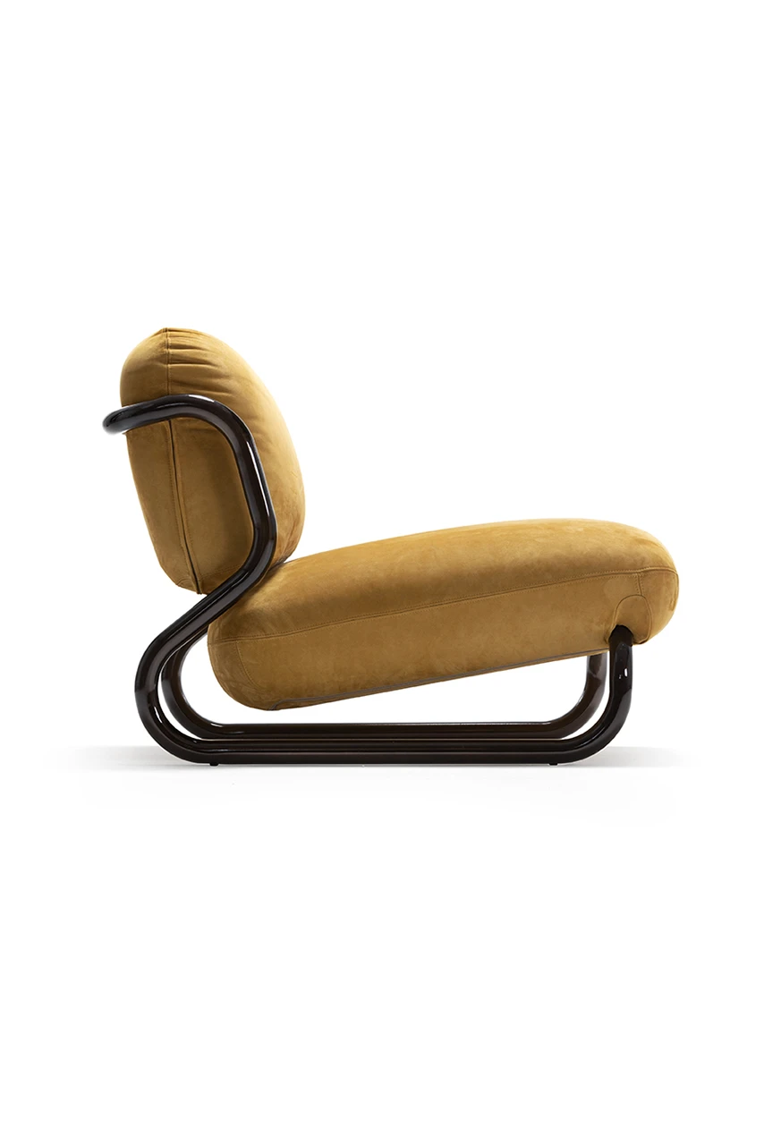 Каркас и наполнение: сталь. Современный дизайн Кресло Modernista Armchair — Exteta, ткань, фото 3