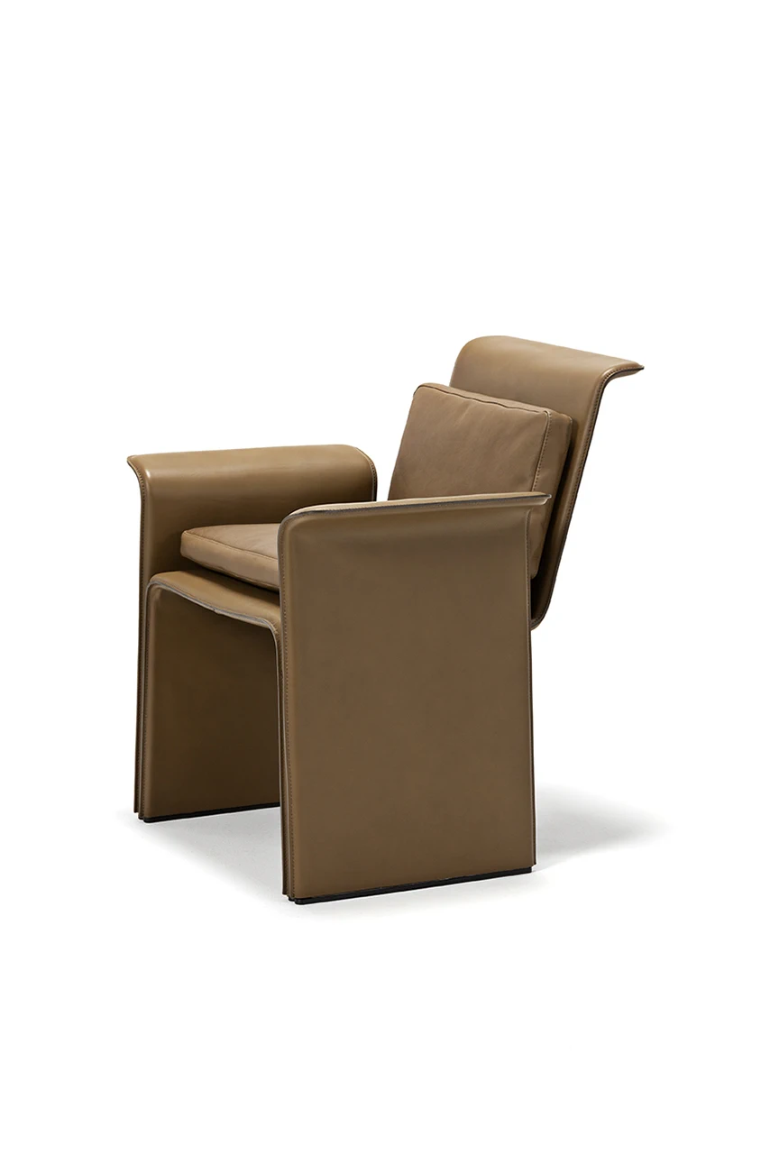 Стул Shell Chair — Exteta, кожа, фото 2