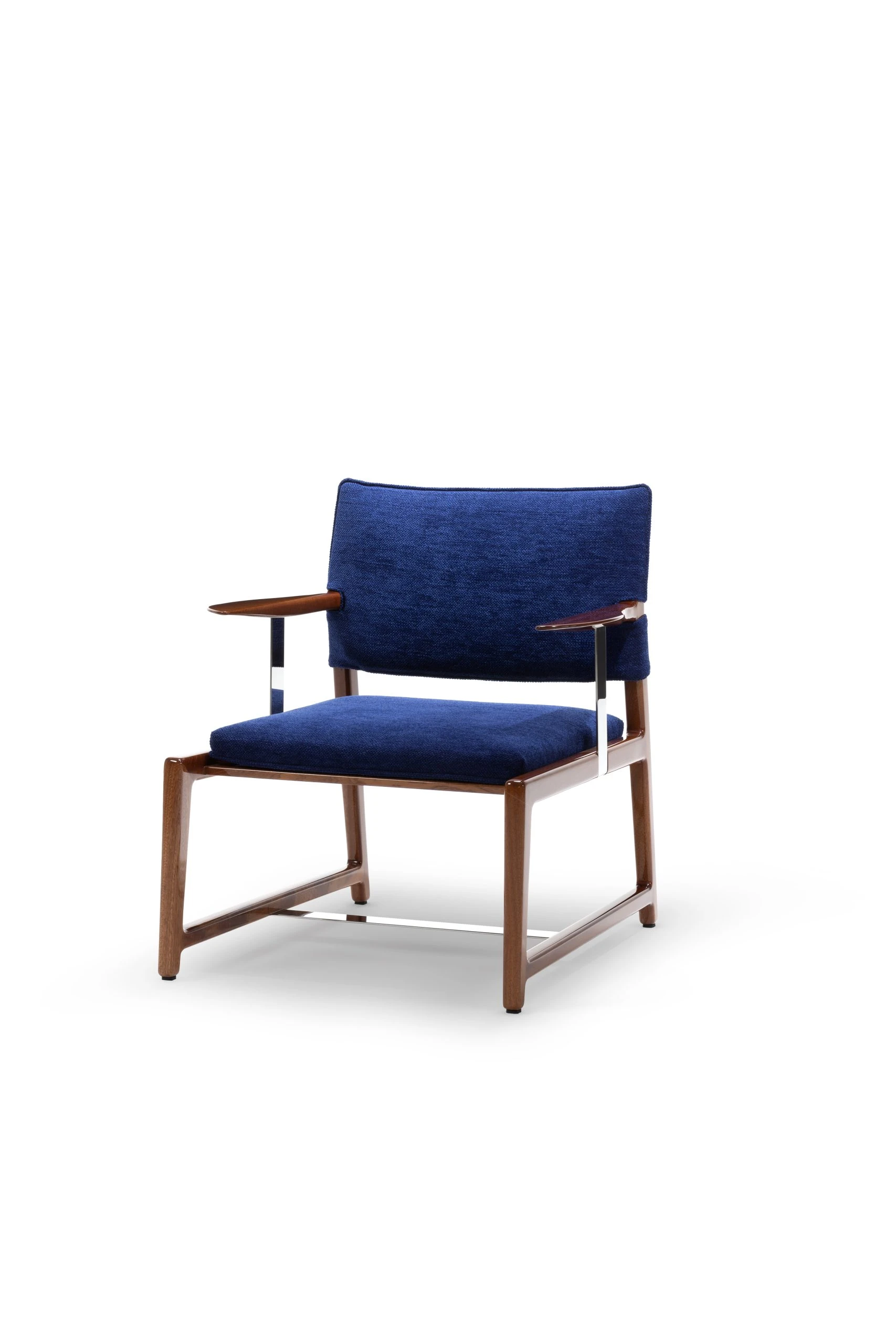 Каркас и наполнение: дерево, сталь. Современный дизайн Кресло Exteta x Riva Armchair — Exteta, ткань, фото 2