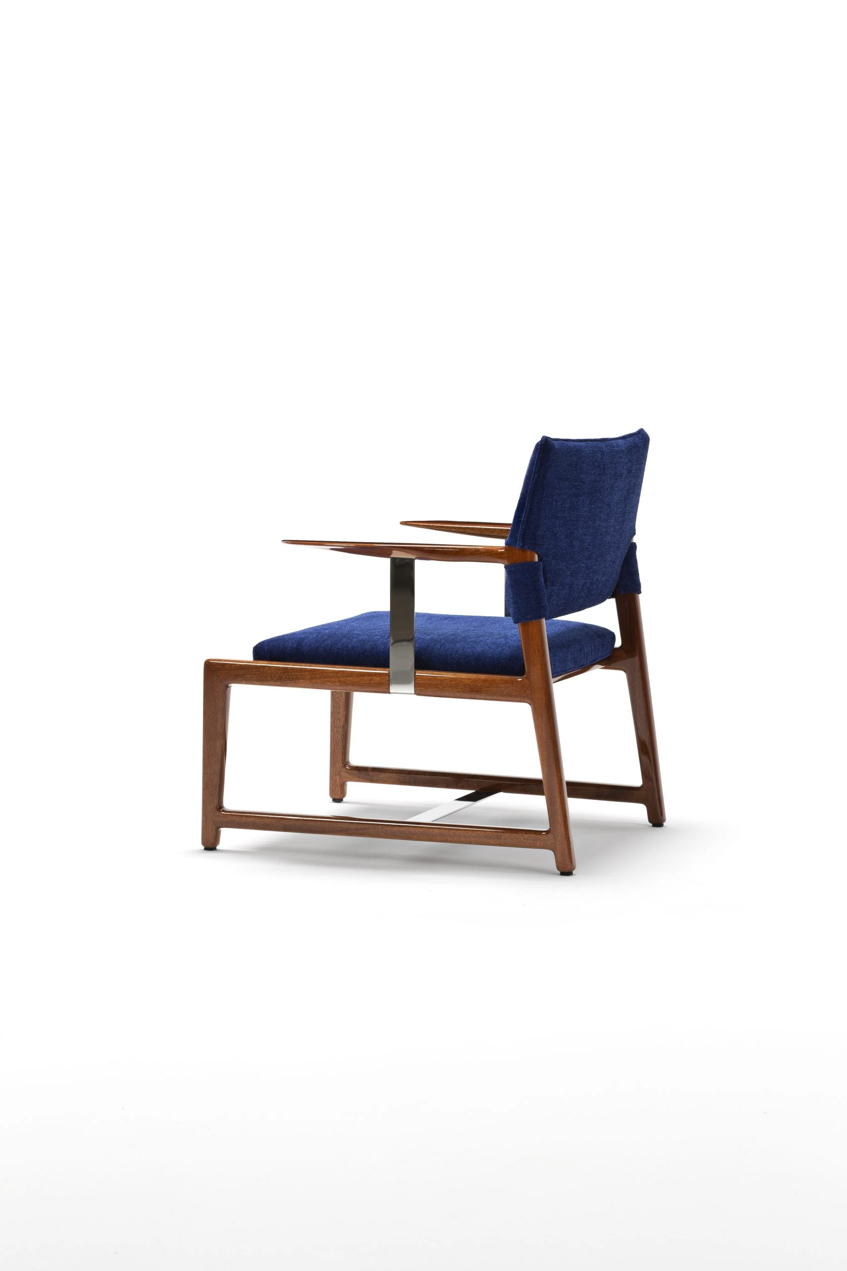 Каркас и наполнение: дерево, сталь. Современный дизайн Кресло Exteta x Riva Armchair — Exteta, ткань, фото 3