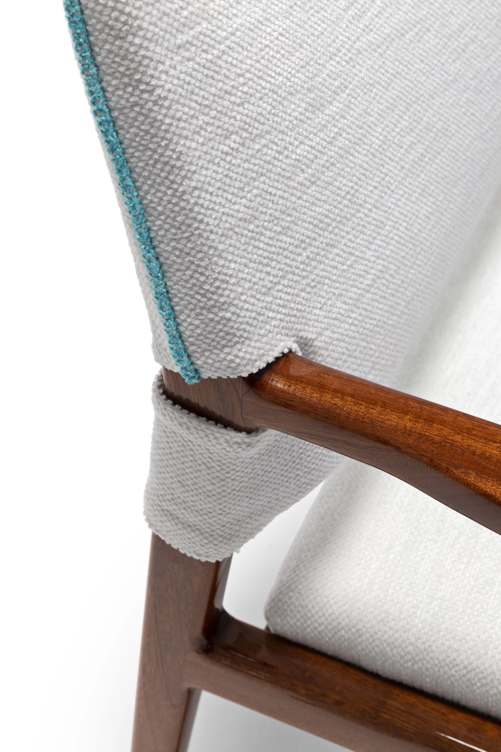 Каркас и наполнение: дерево, сталь. Современный дизайн Кресло Exteta x Riva Armchair — Exteta, ткань, фото 6