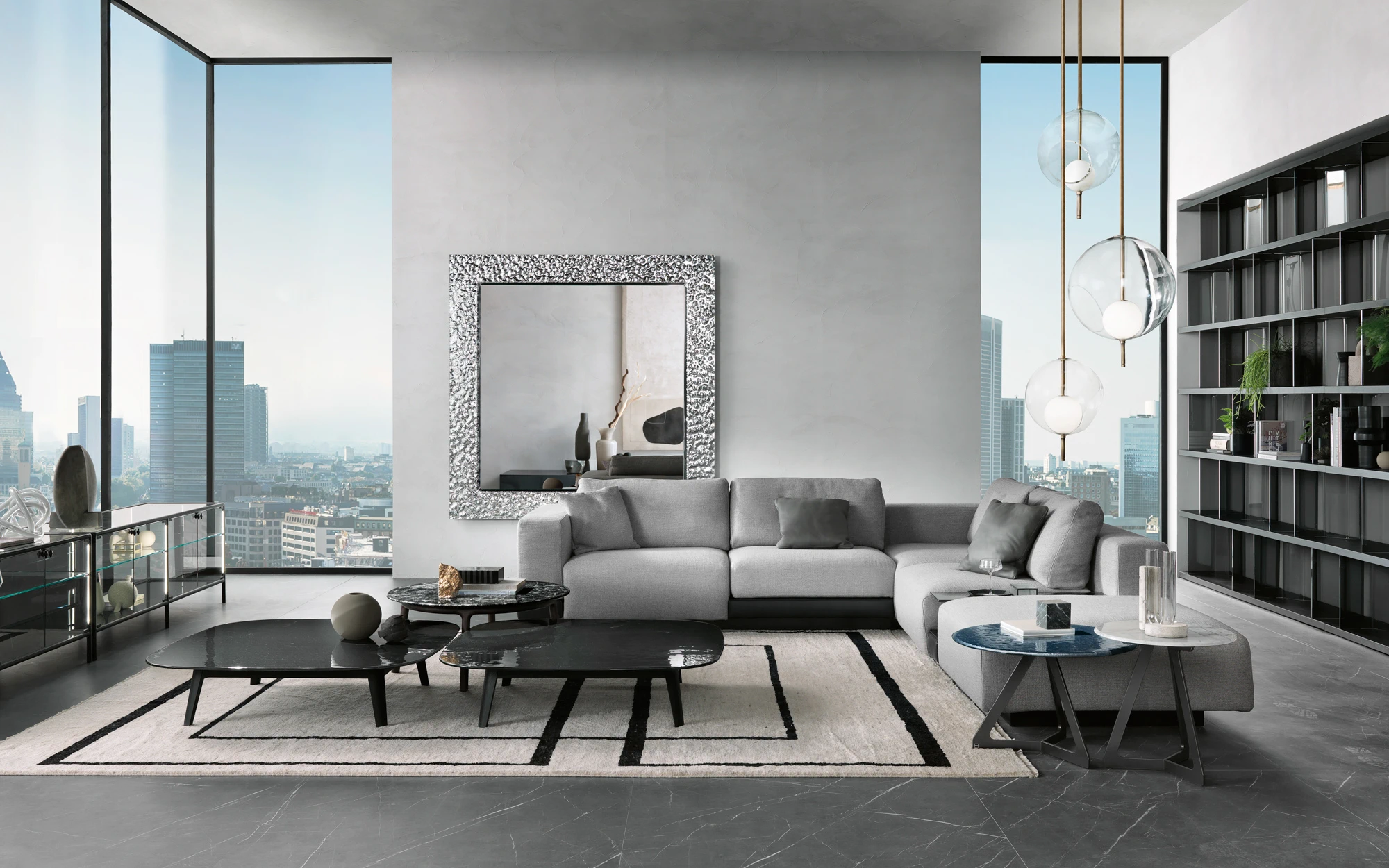 Диван Carrara — Fiam, кожа, фото 4