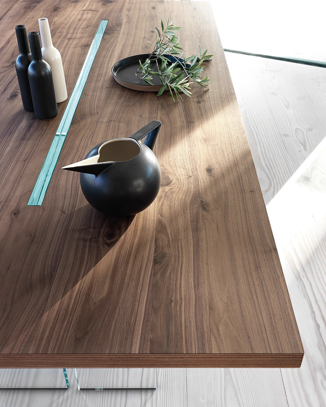 Стол LLT wood — Fiam, стекло, фото 5