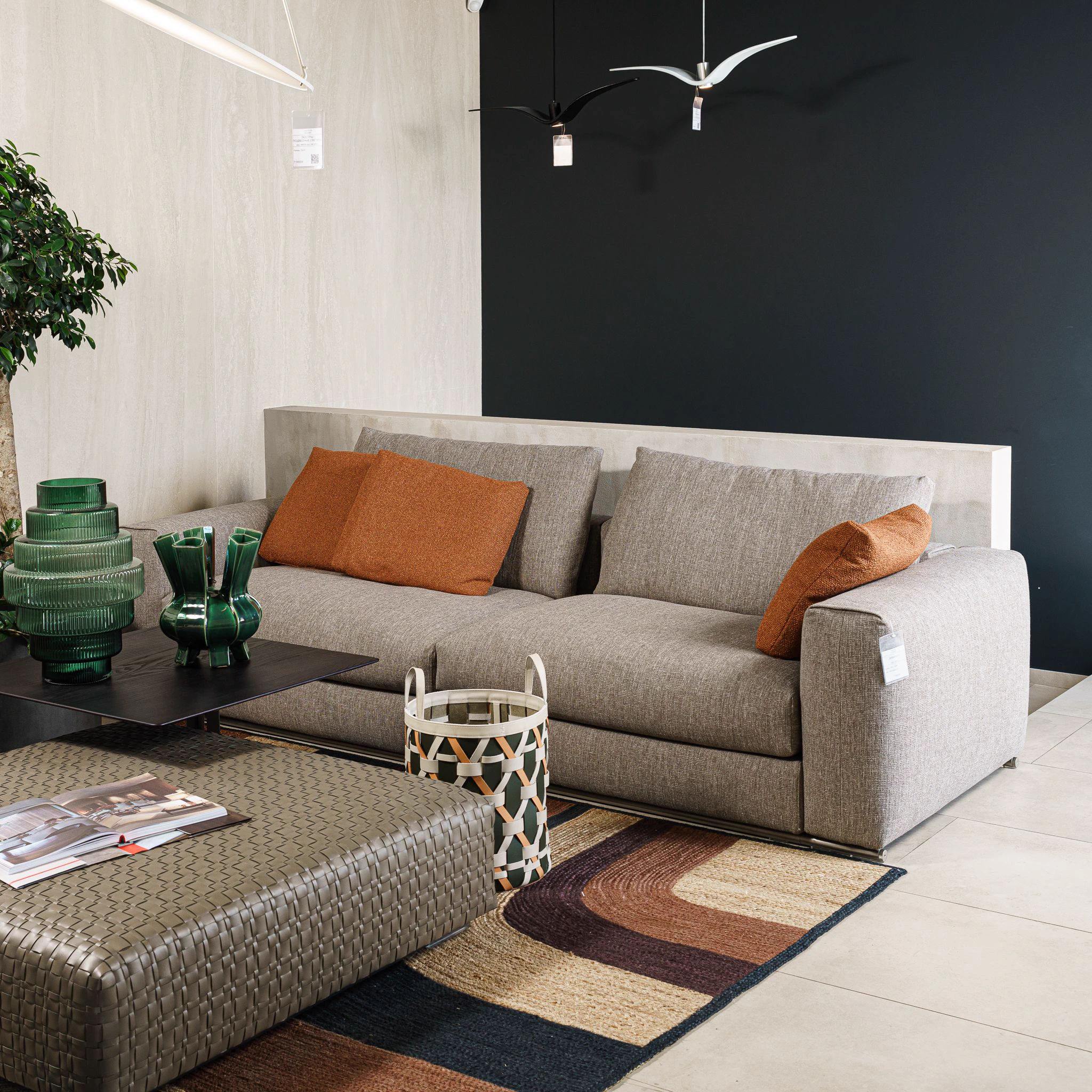 Диван двухместный Asolo — Flexform, кожа, фото 5