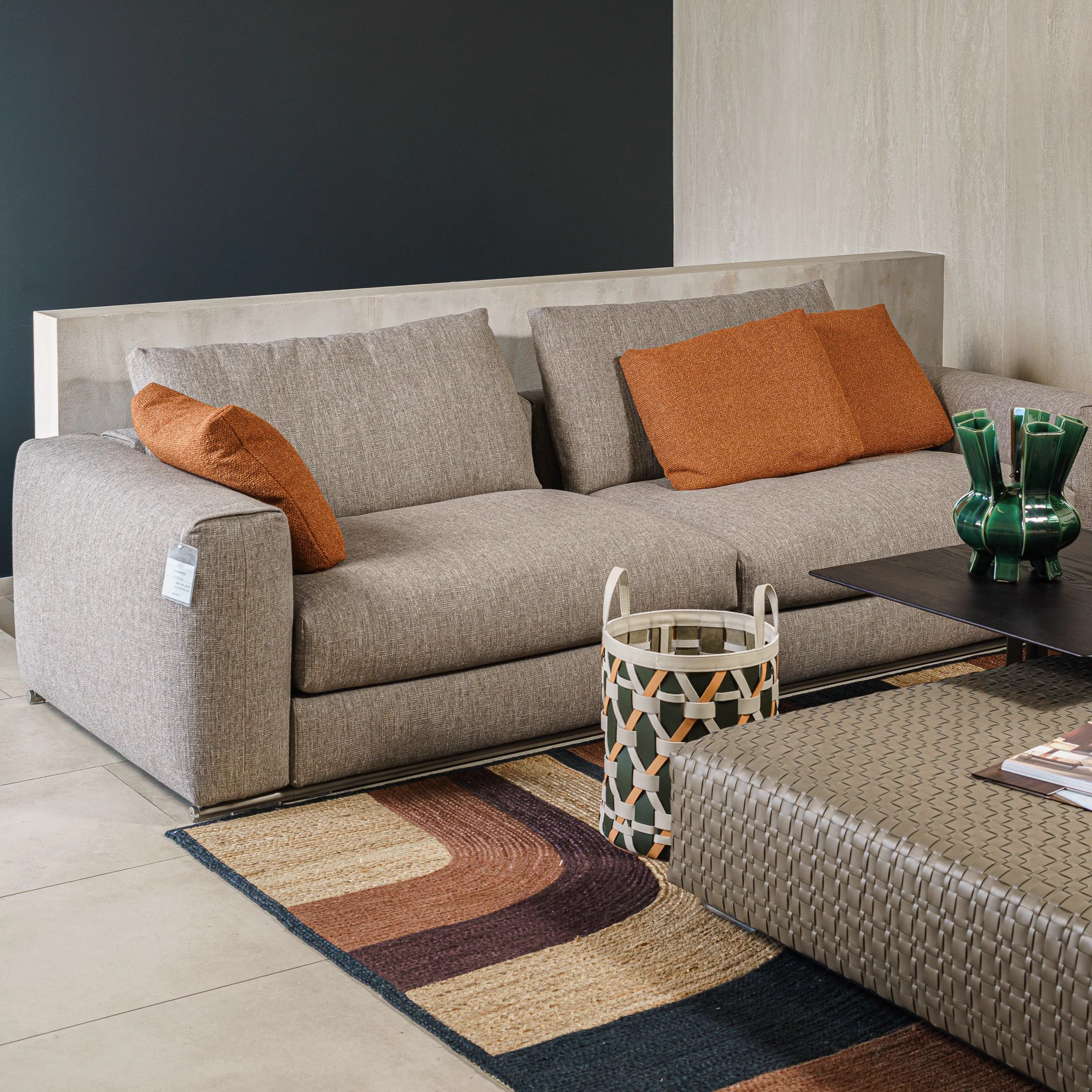 Диван двухместный Asolo — Flexform, кожа
