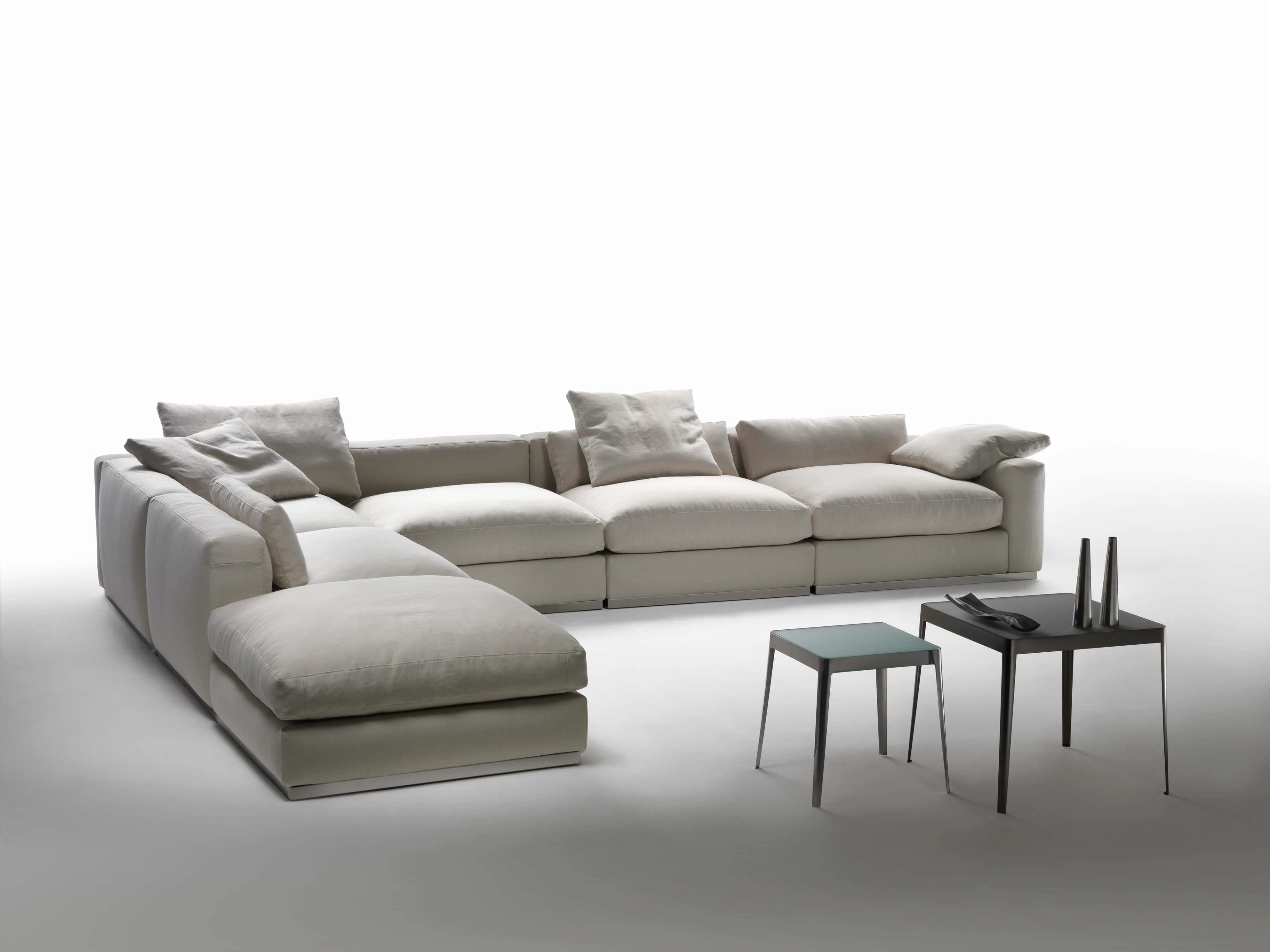 Модульный диван Beauty — Flexform, кожа, фото 4