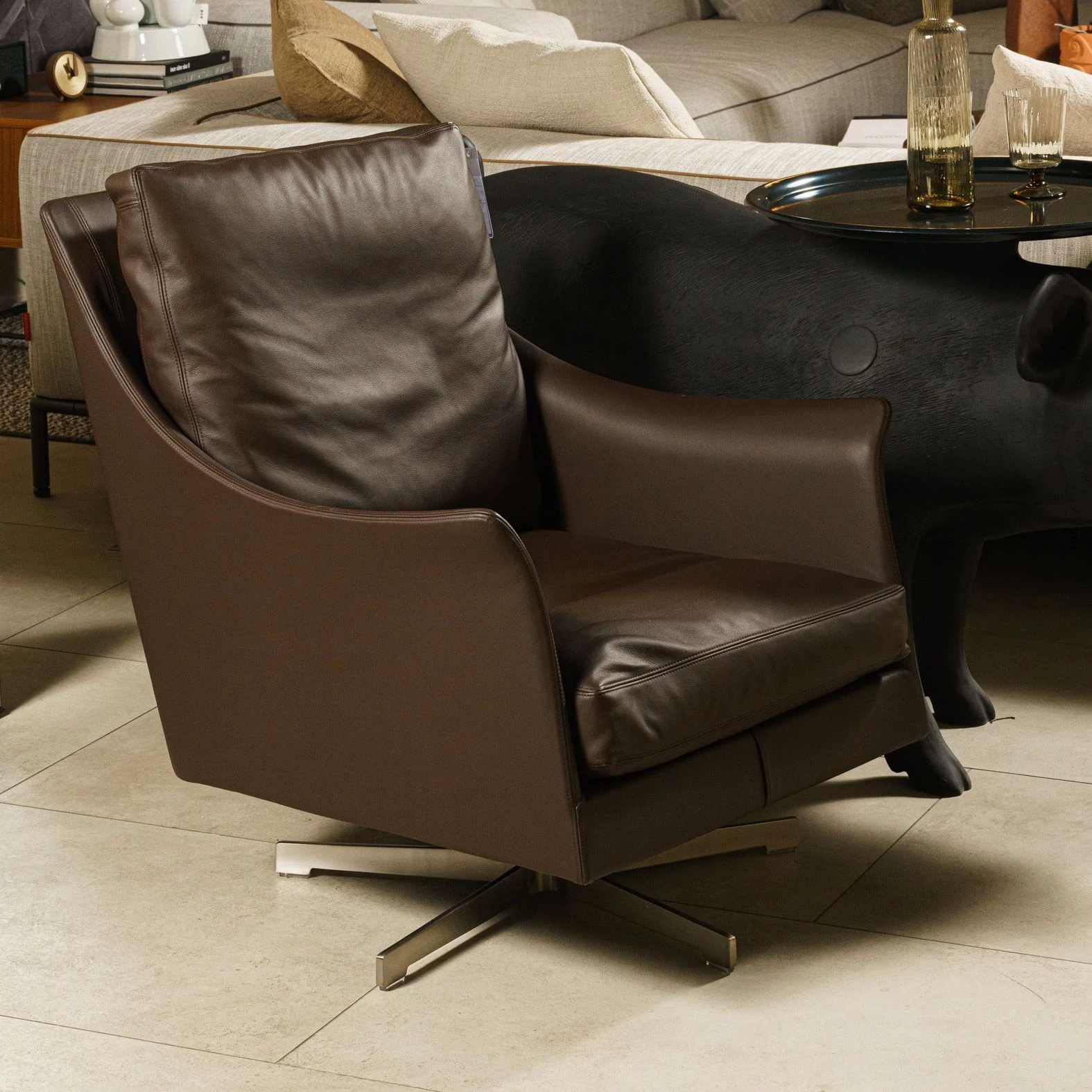 Кресло Boss Pelle 619 — Flexform, кожа