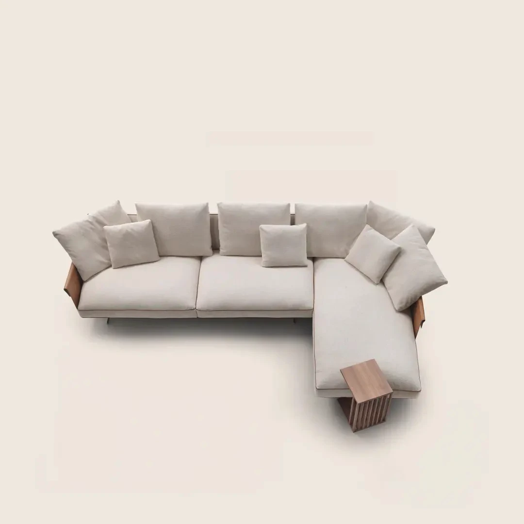 Модульный диван Bretton — Flexform, кожа, фото 2