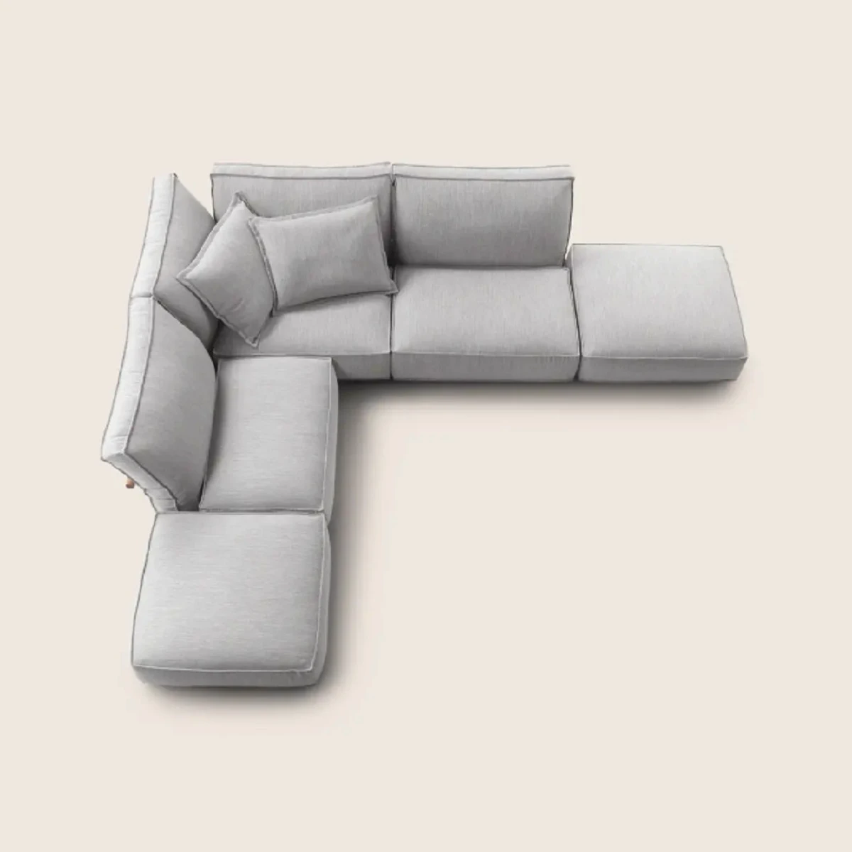 Уличный диван Camelot Outdoor — Flexform, ткань, фото 5