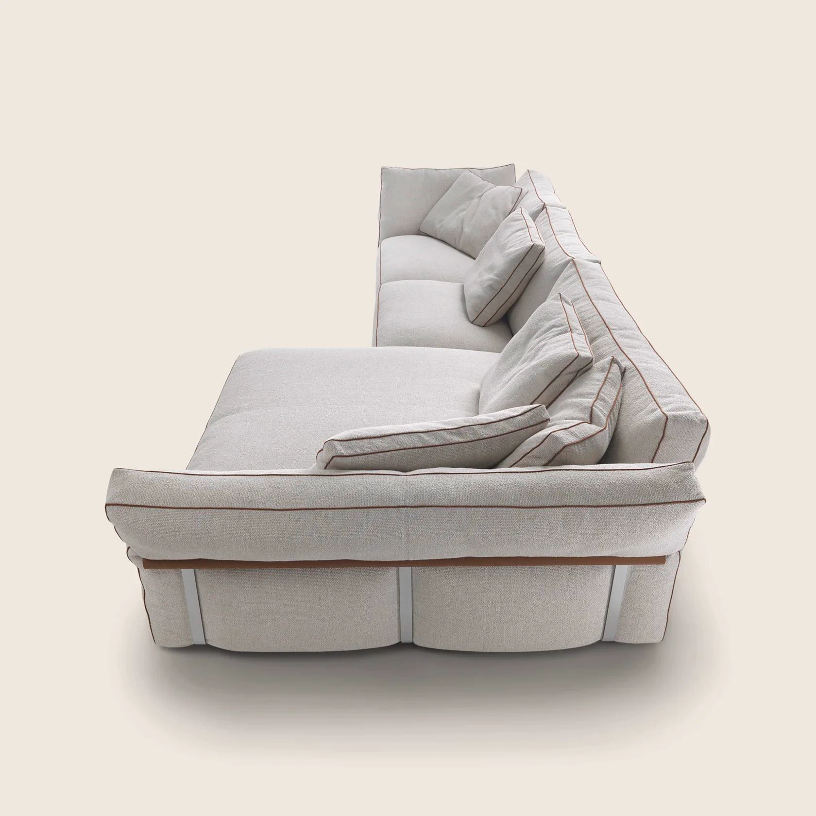 Диван с двумя подушками Camelot — Flexform, кожа, фото 3
