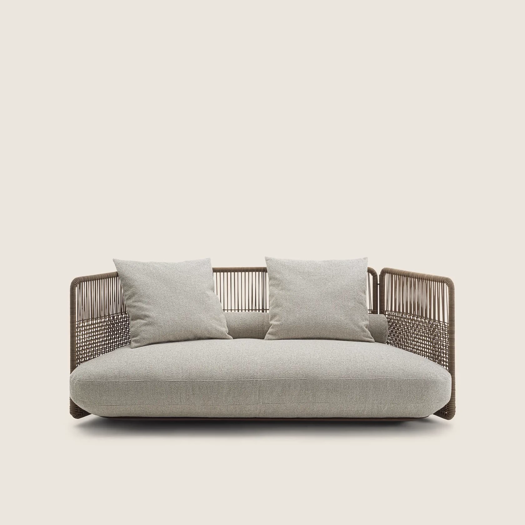Каркас и наполнение: дерево. Современный дизайн Диван Everett — Flexform, кожа