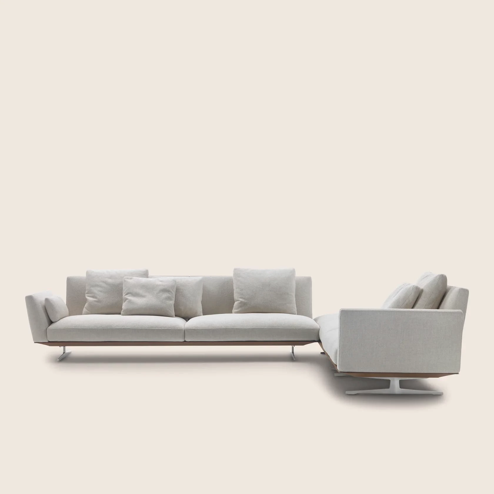 Модульный диван Evergreen — Flexform, кожа, фото 3