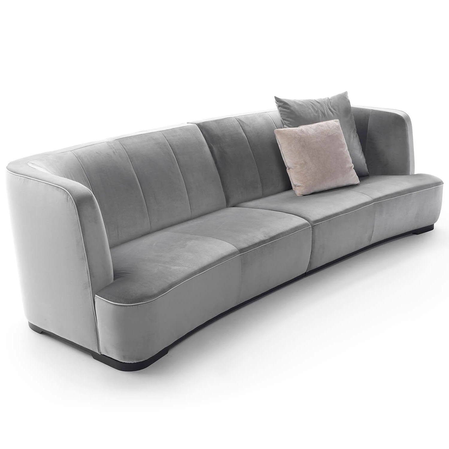 Каркас и наполнение: дерево, ППУ. Современный дизайн Диван Francis — Flexform, кожа