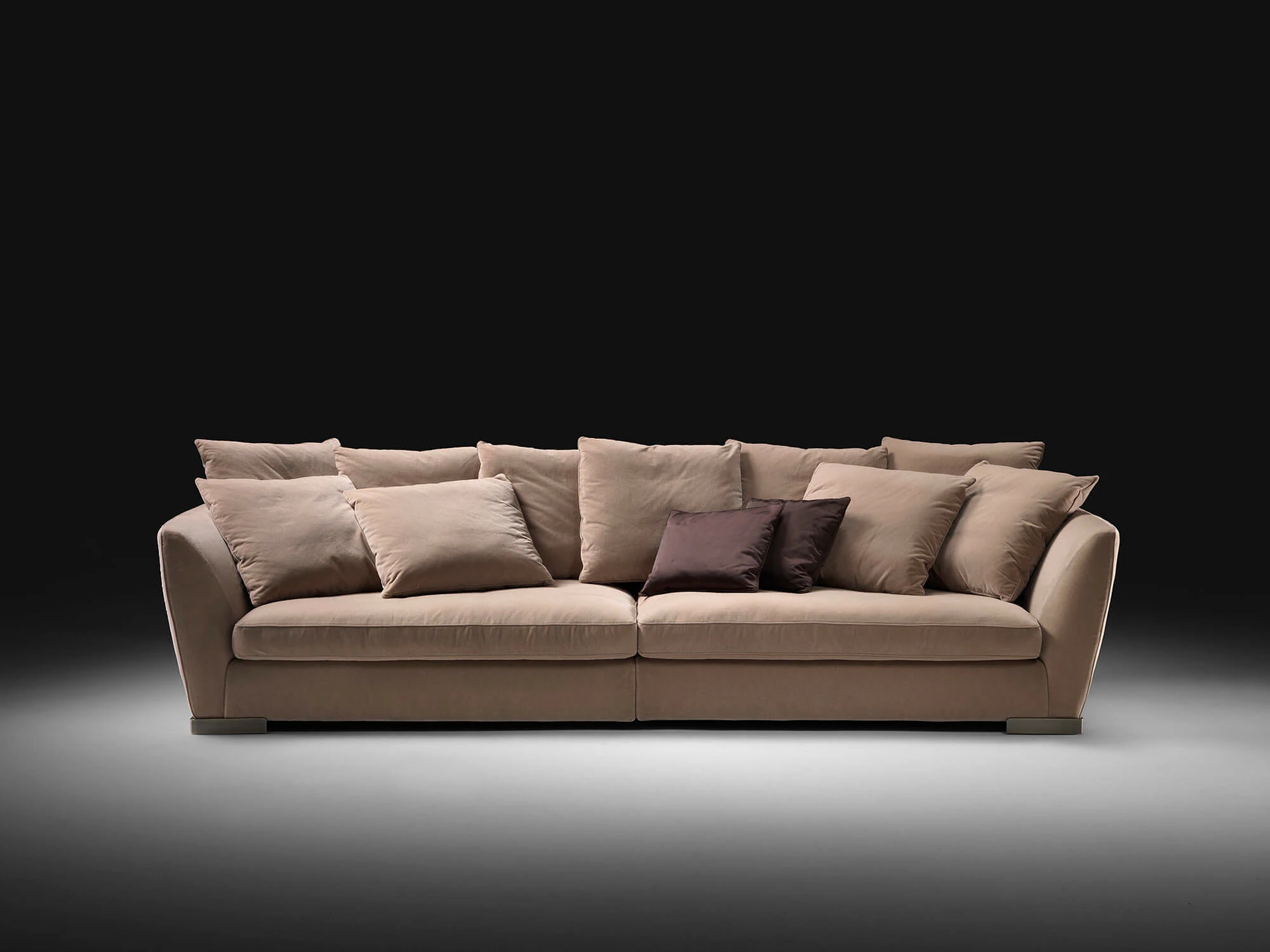 Модульный диван Ginevra — Flexform, кожа, фото 3