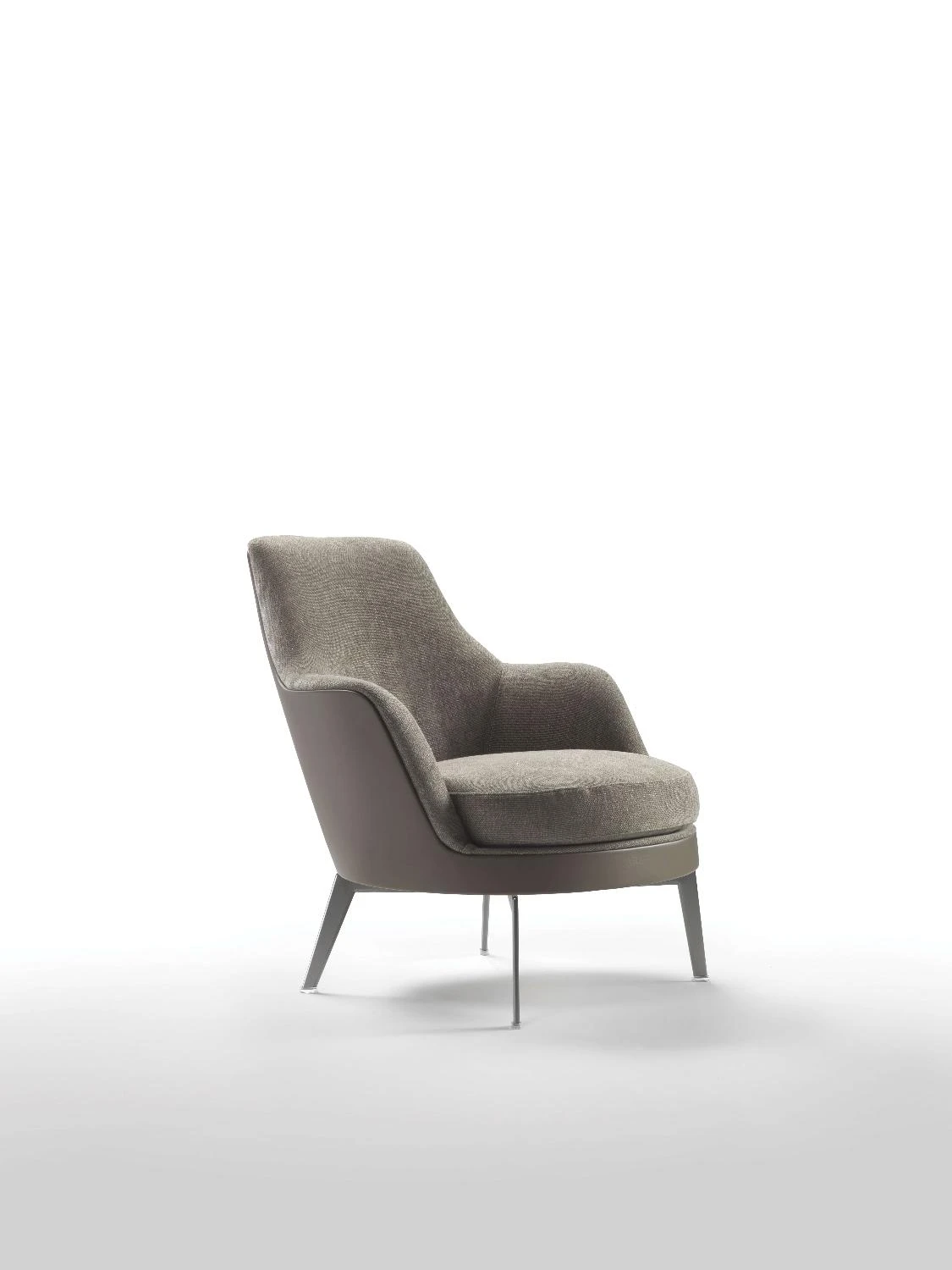 Кресло Guscio — Flexform, кожа, фото 3