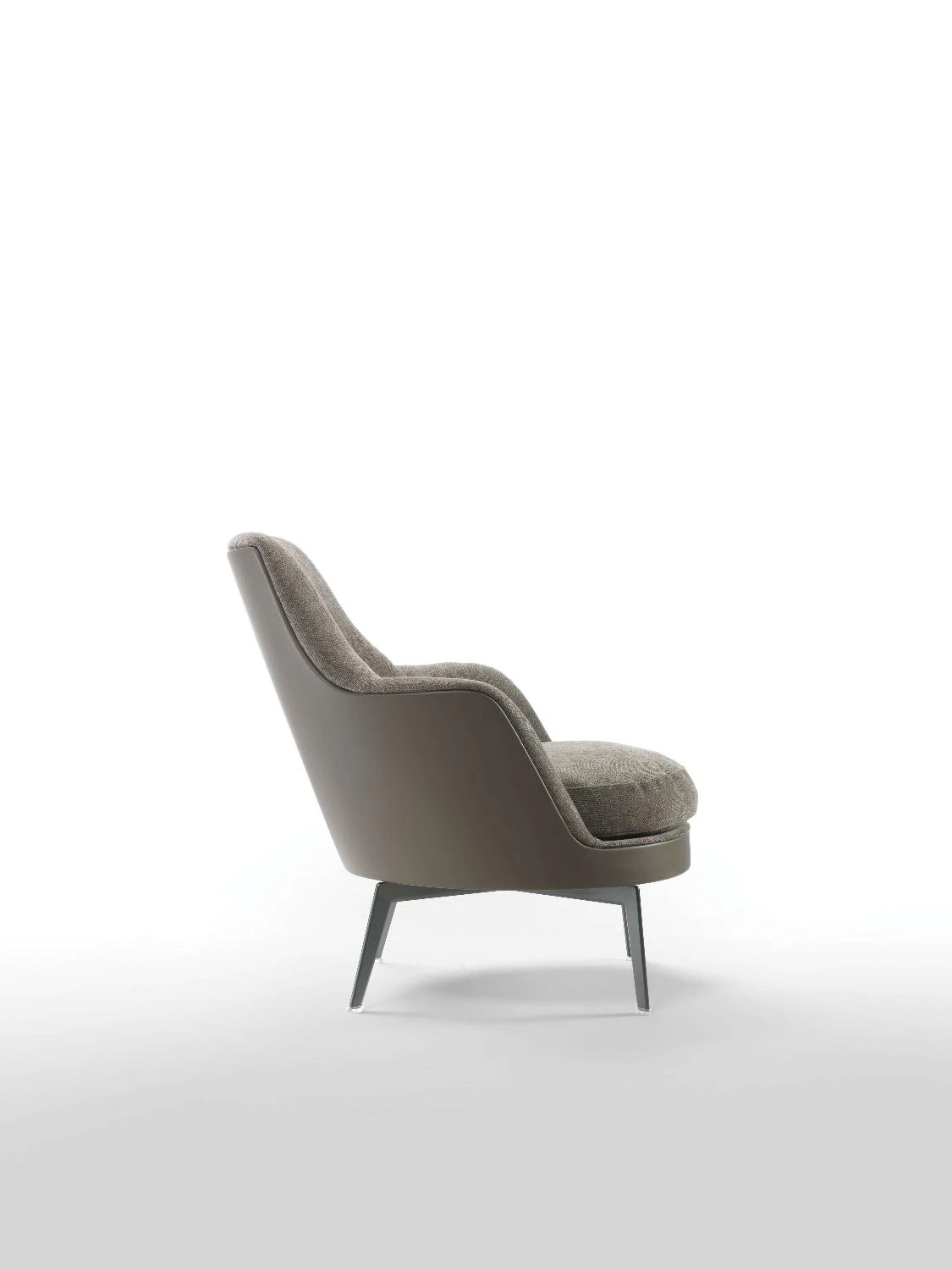 Кресло Guscio — Flexform, кожа, фото 4