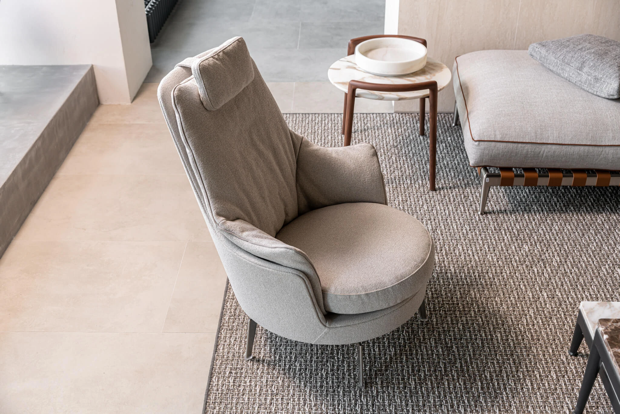 Кресло Guscioalto — Flexform, кожа, фото 2