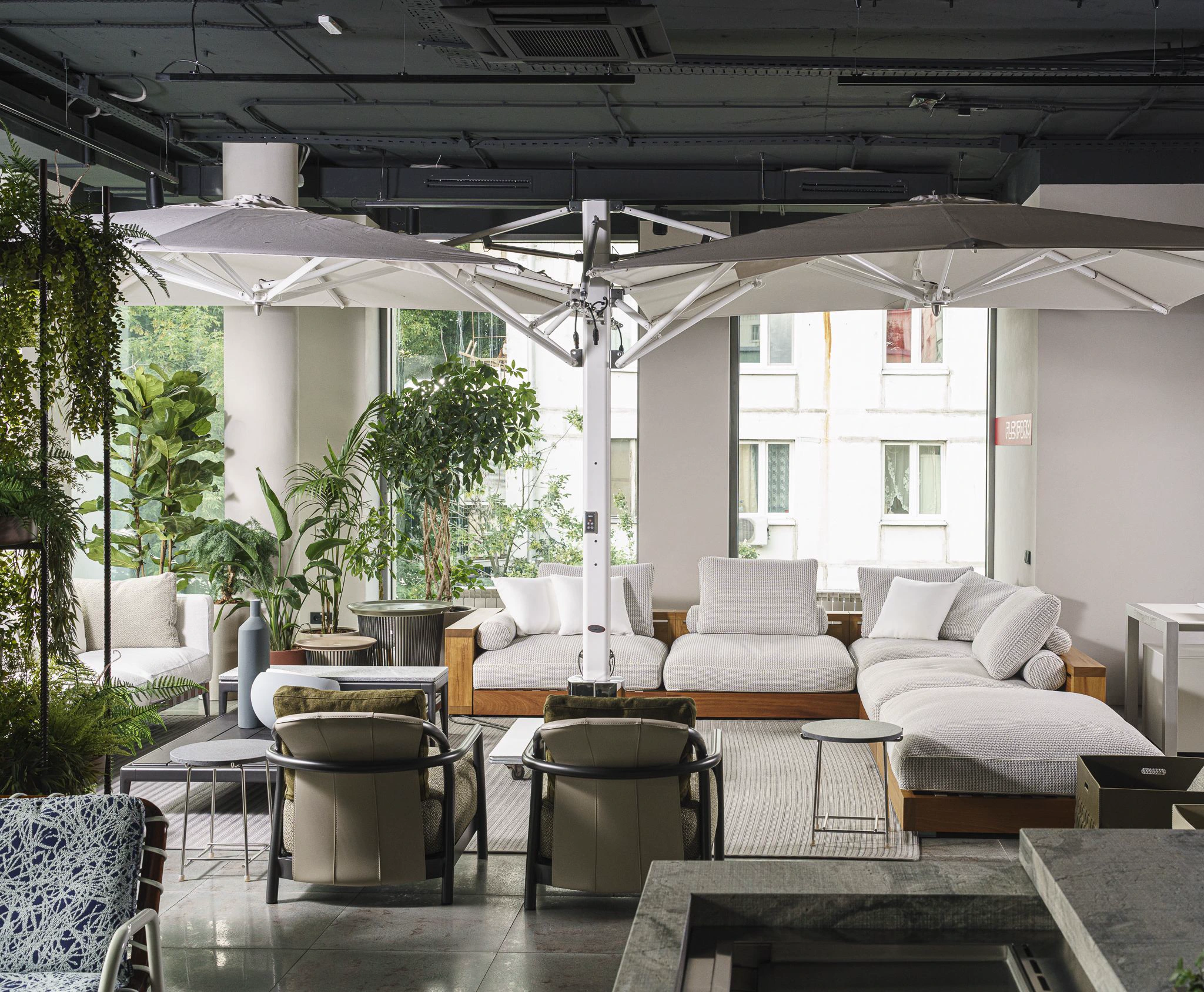 Уличный диван Hamptons — Flexform, дерево, фото 3