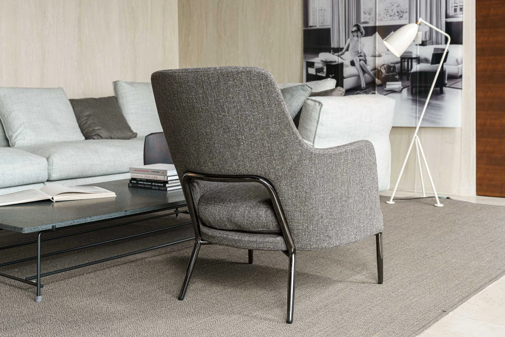 Кресло Joyce Evelin 597 — Flexform, ткань, фото 6