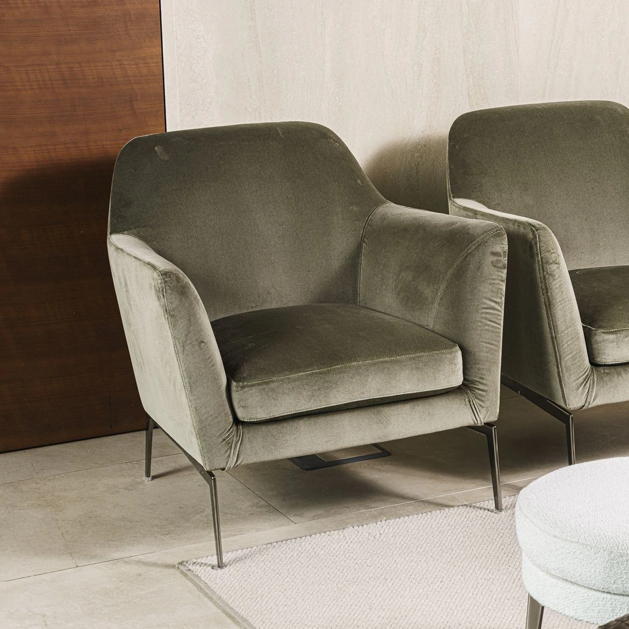 Кресло Luce Melvin 683 — Flexform, кожа