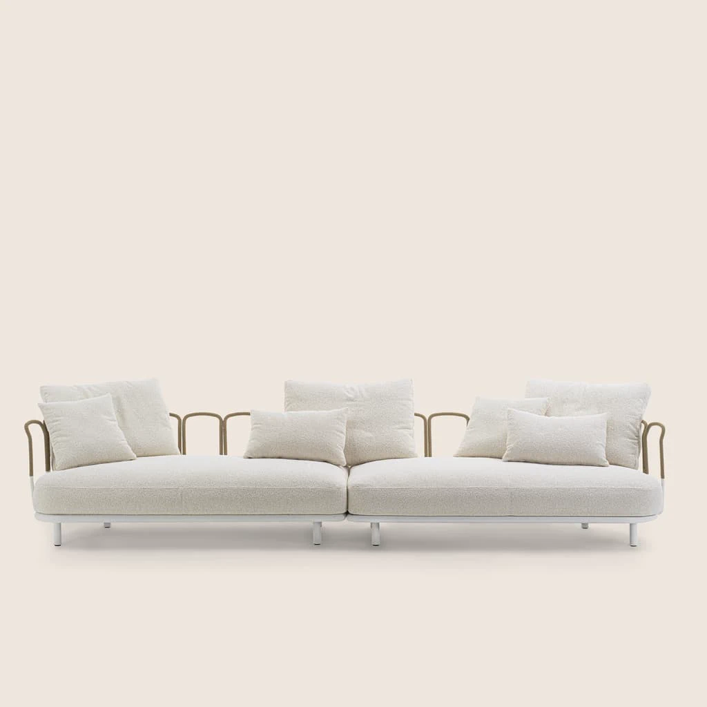 Уличный угловой диван Margheri — Flexform, ткань, фото 5