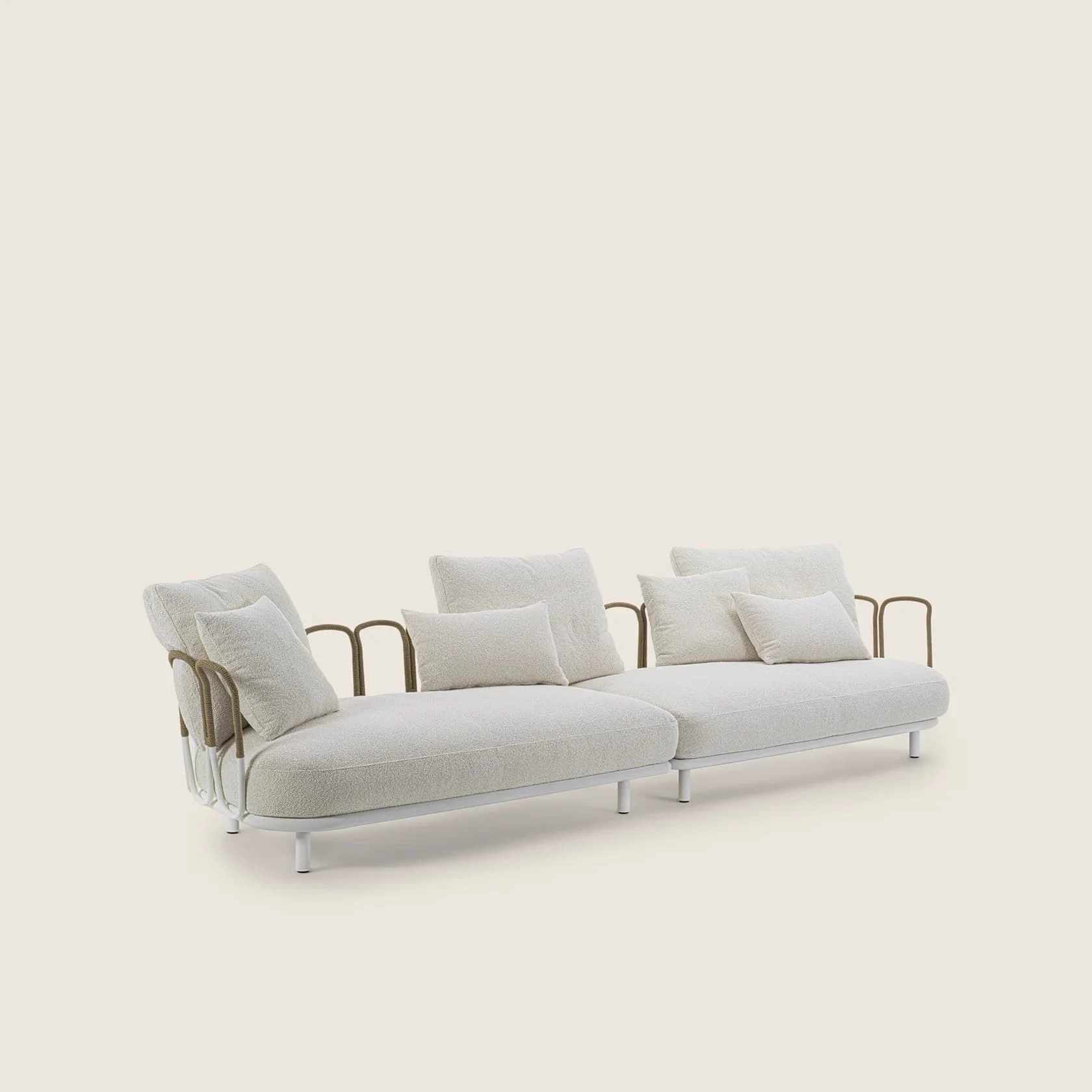 Уличный угловой диван Margheri — Flexform, ткань, фото 6