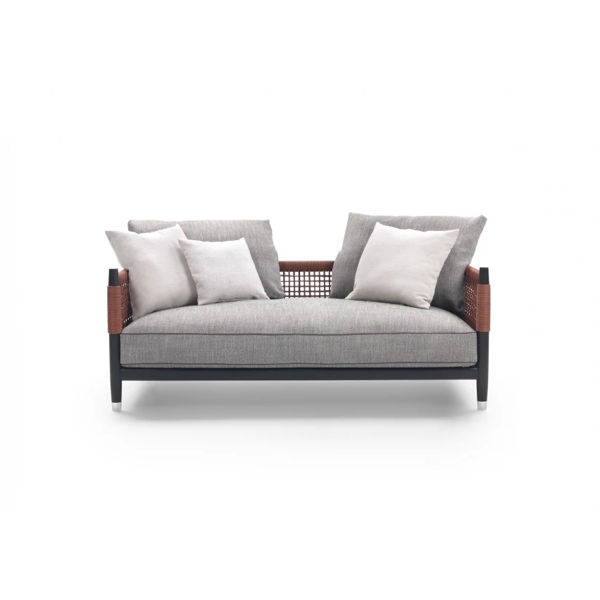 Диван уличный прямой Parker — Flexform, кожа