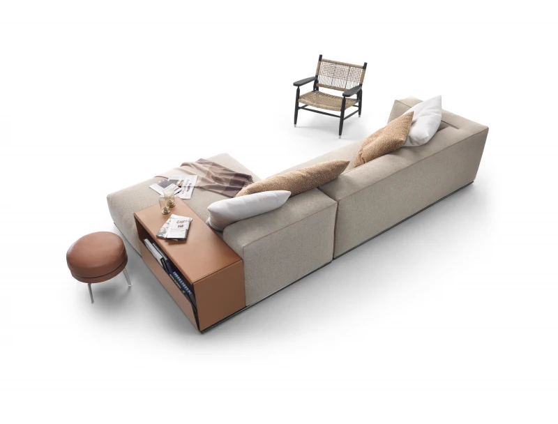 Диван угловой Perry — Flexform, кожа, фото 4