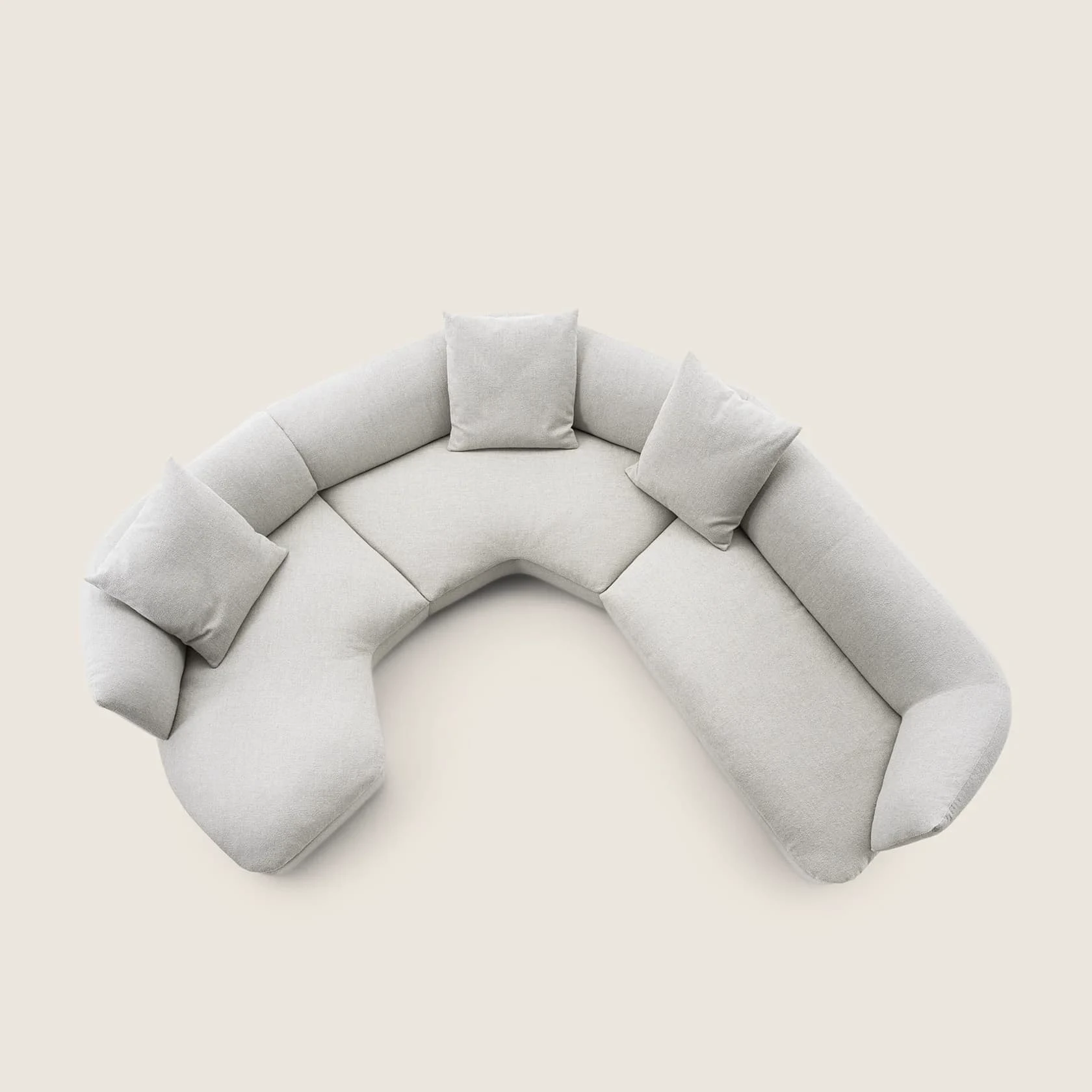 Угловой диван Quincy — Flexform, кожа, фото 4