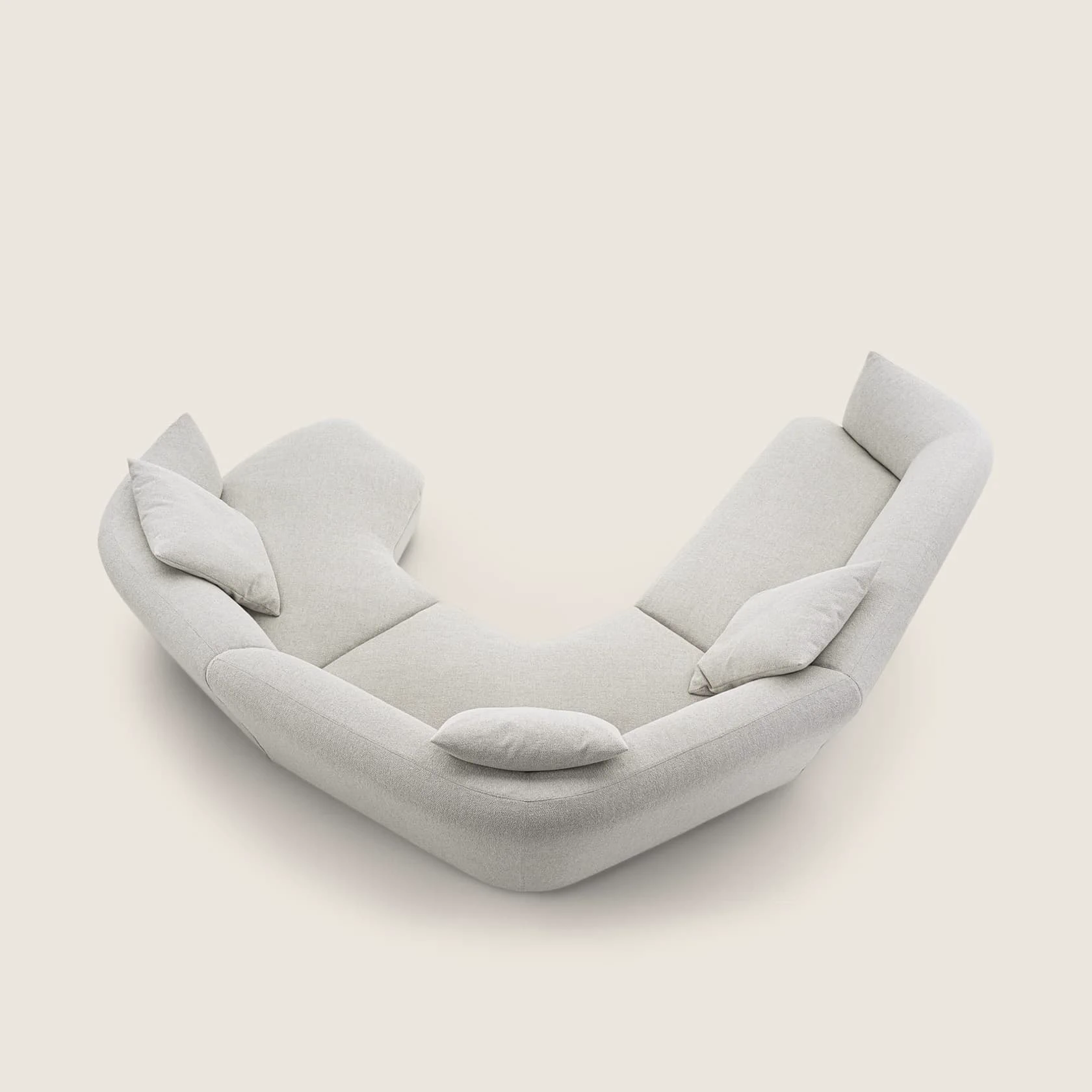 Угловой диван Quincy — Flexform, кожа, фото 5