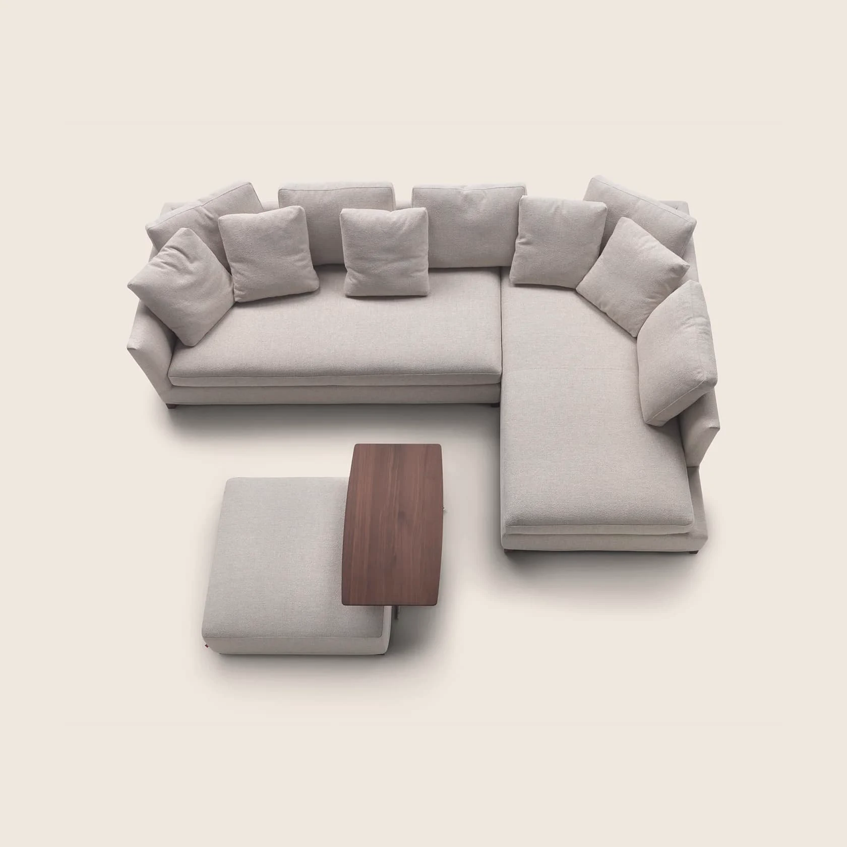 Модульный диван Victor/ Voctor Large — Flexform, кожа, фото 3