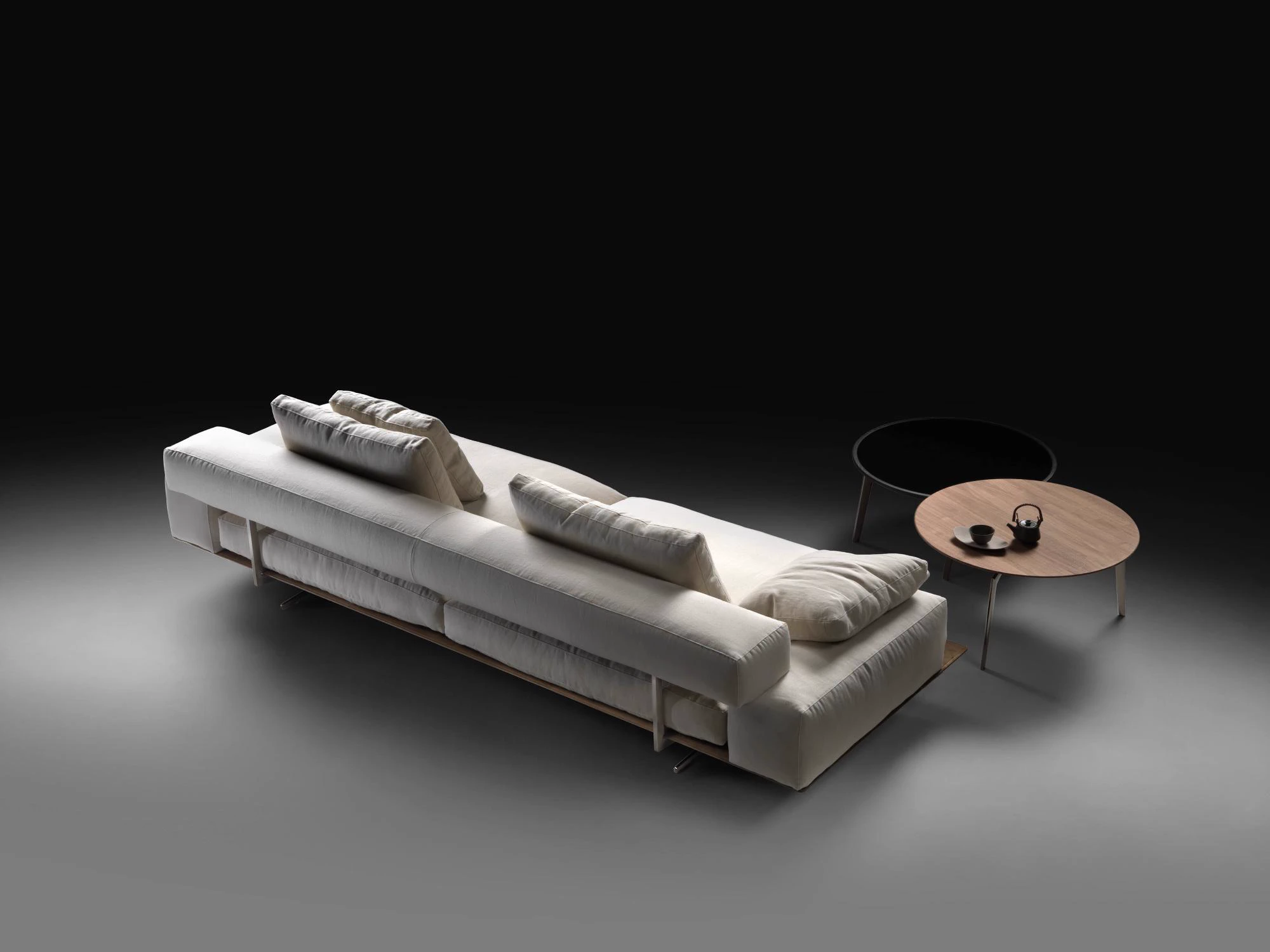 Диван угловой Wing — Flexform, кожа, фото 5