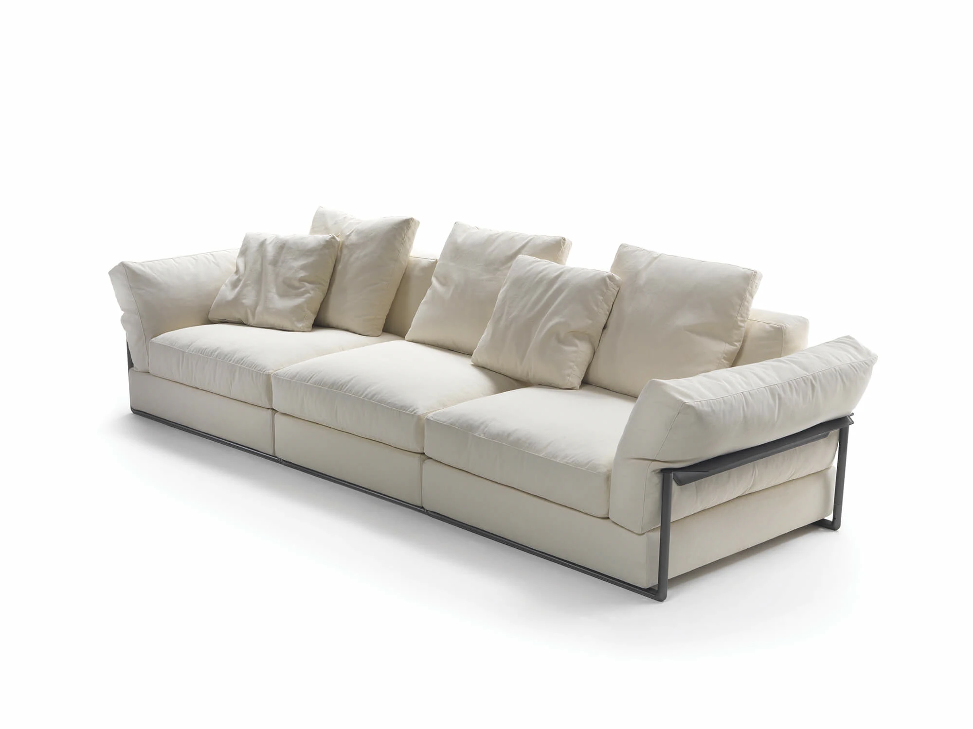 Модульный диван Zeno — Flexform, кожа, фото 6