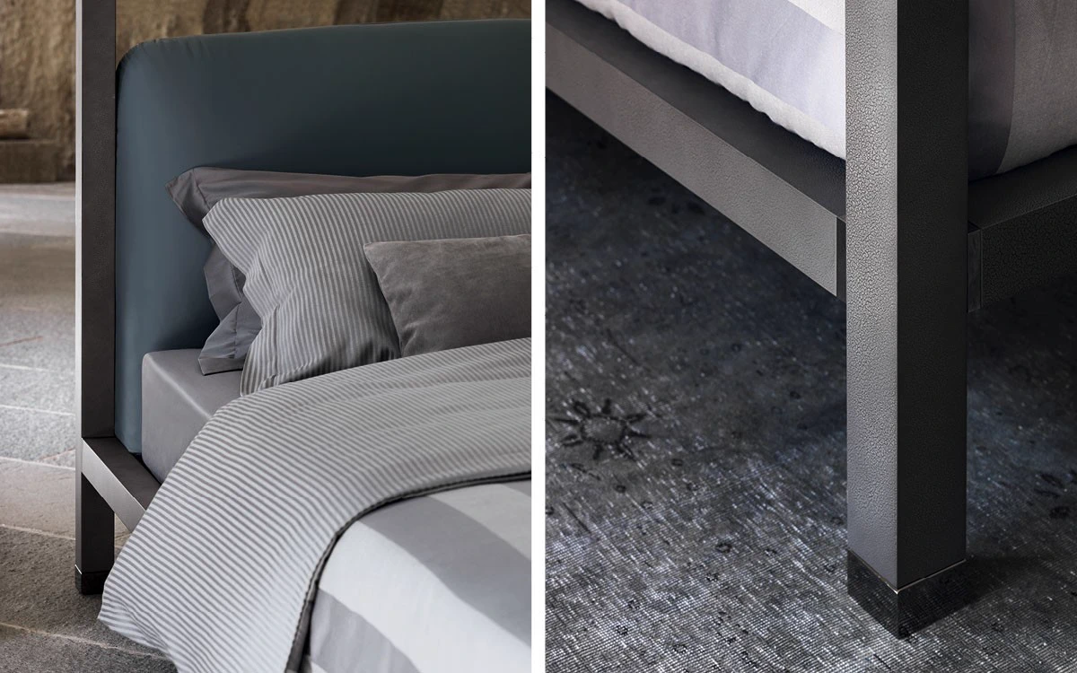 Кровать с балдахином Ari — Flou, кожа, фото 4