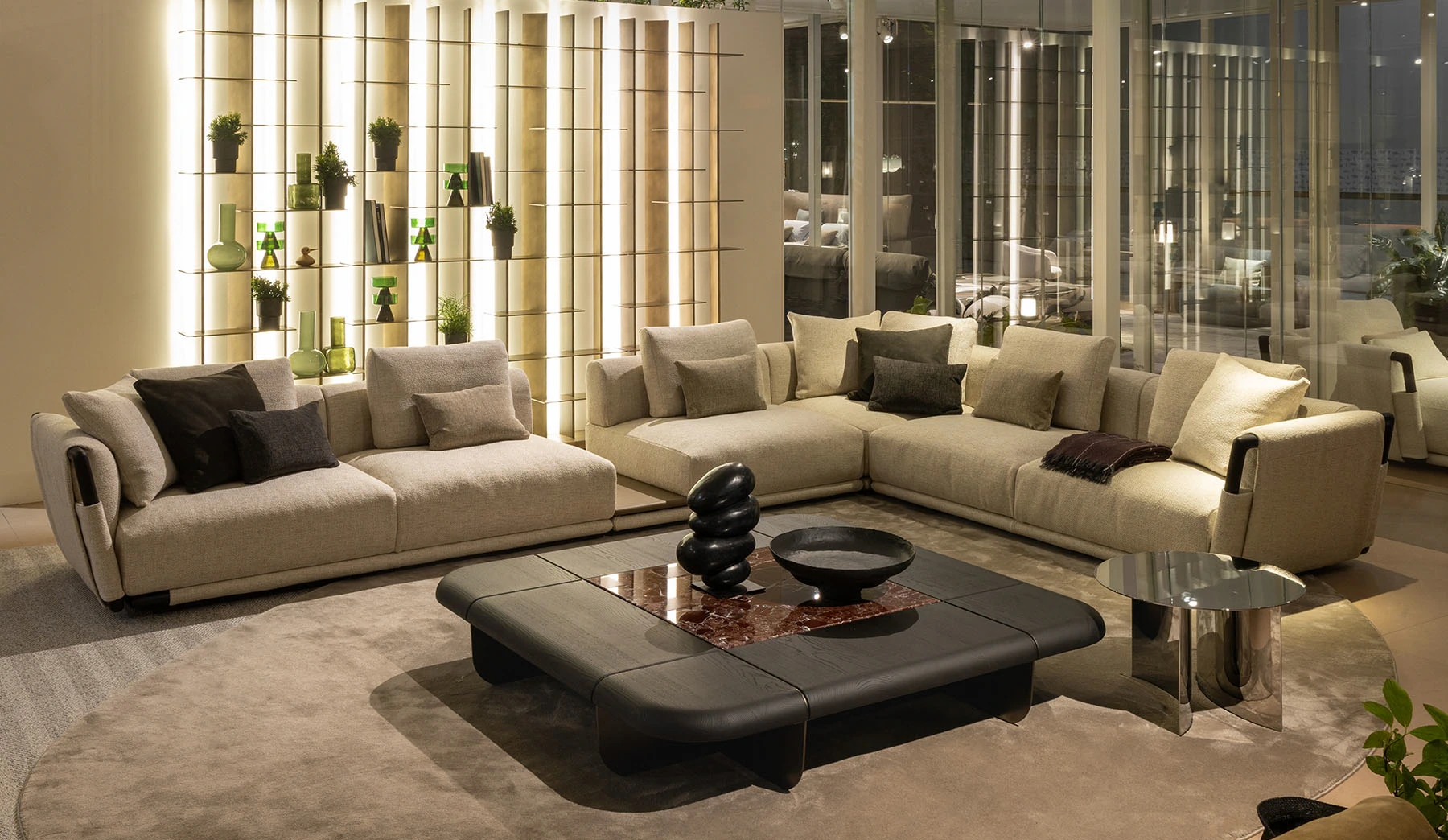Диван Gaudi Modular Sofa — Flou, кожа, фото 5