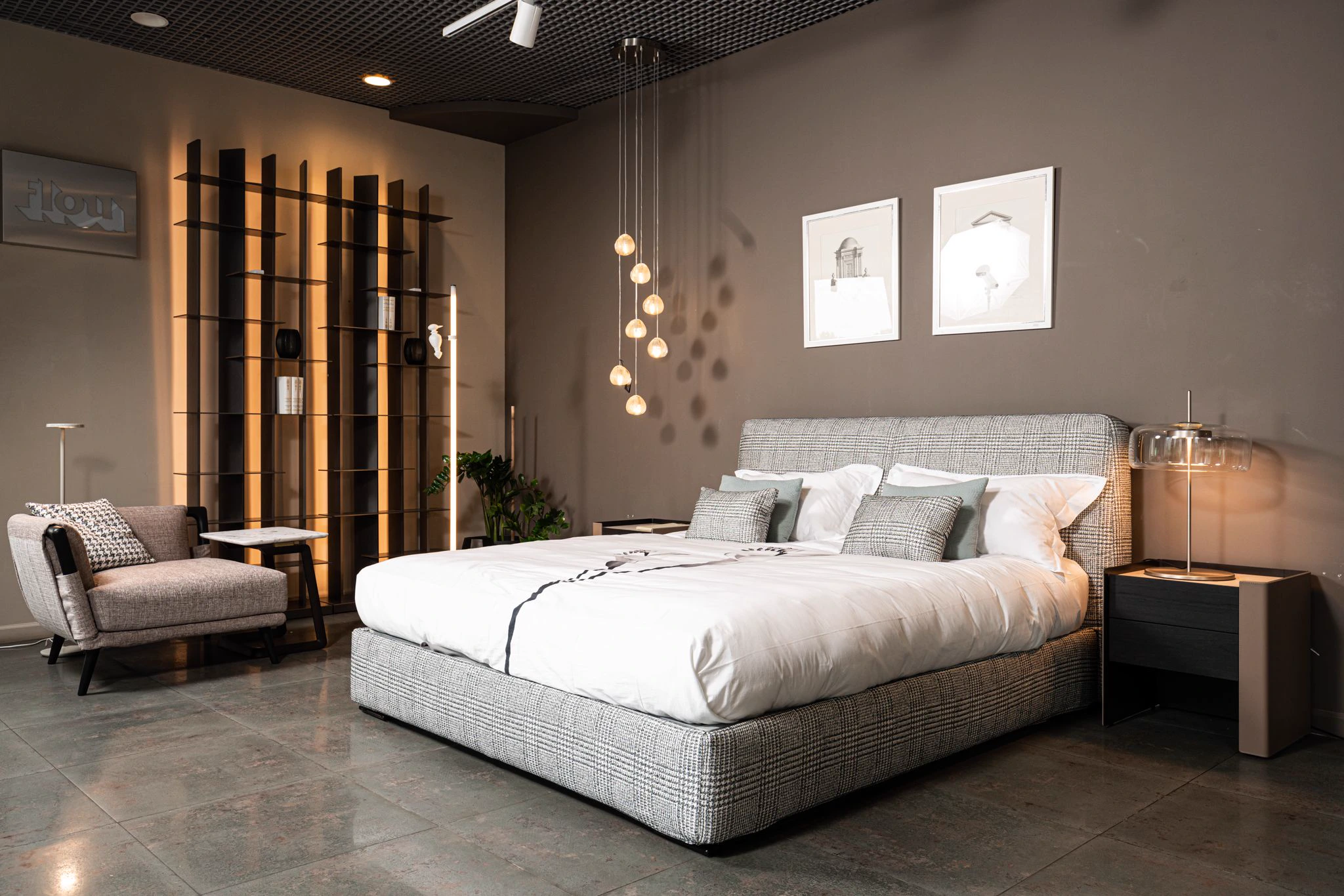 Кровать Myplace с боксом для хранения lewis 539 — Flou, текстиль, фото 2