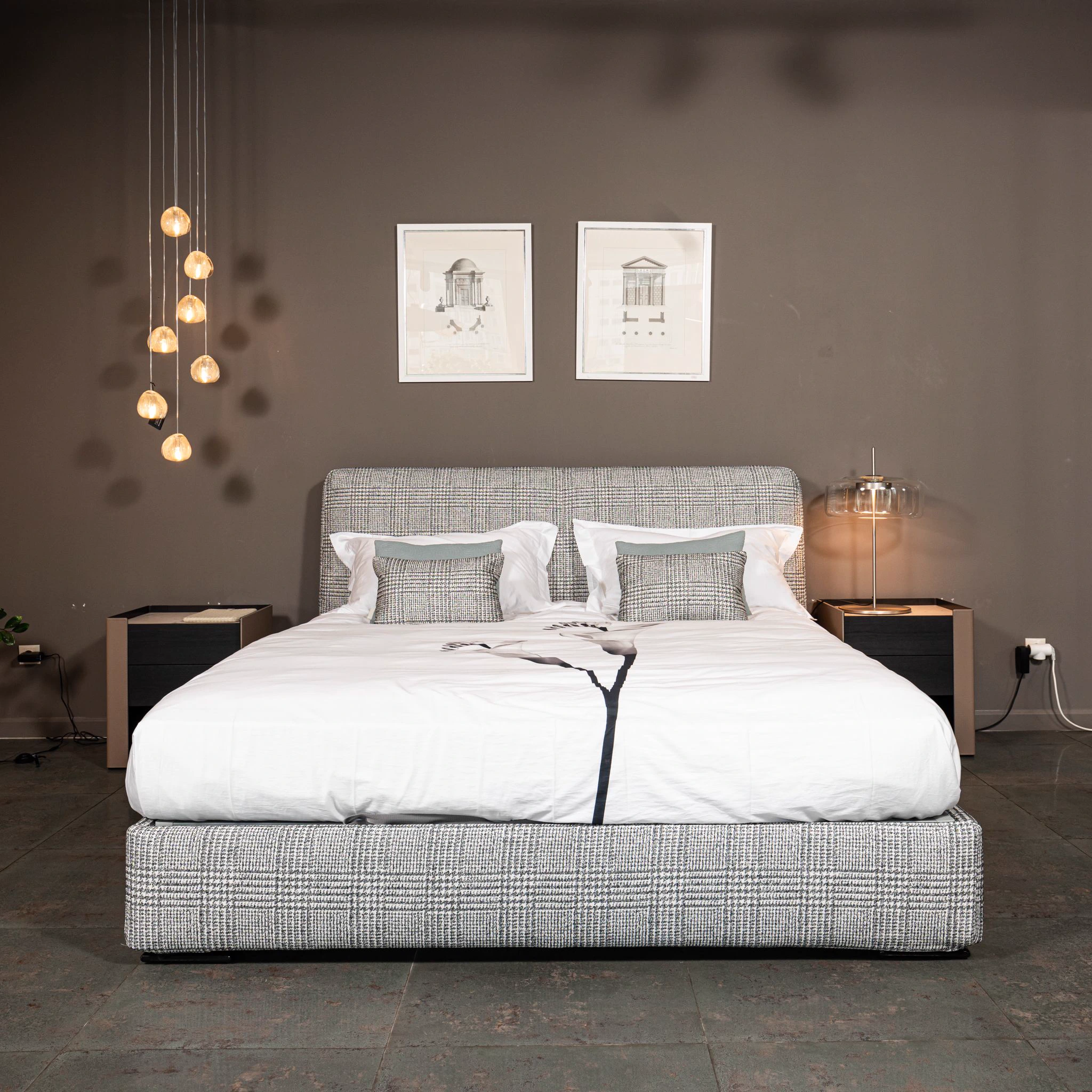 Кровать Myplace с боксом для хранения lewis 539 — Flou, текстиль, фото 3