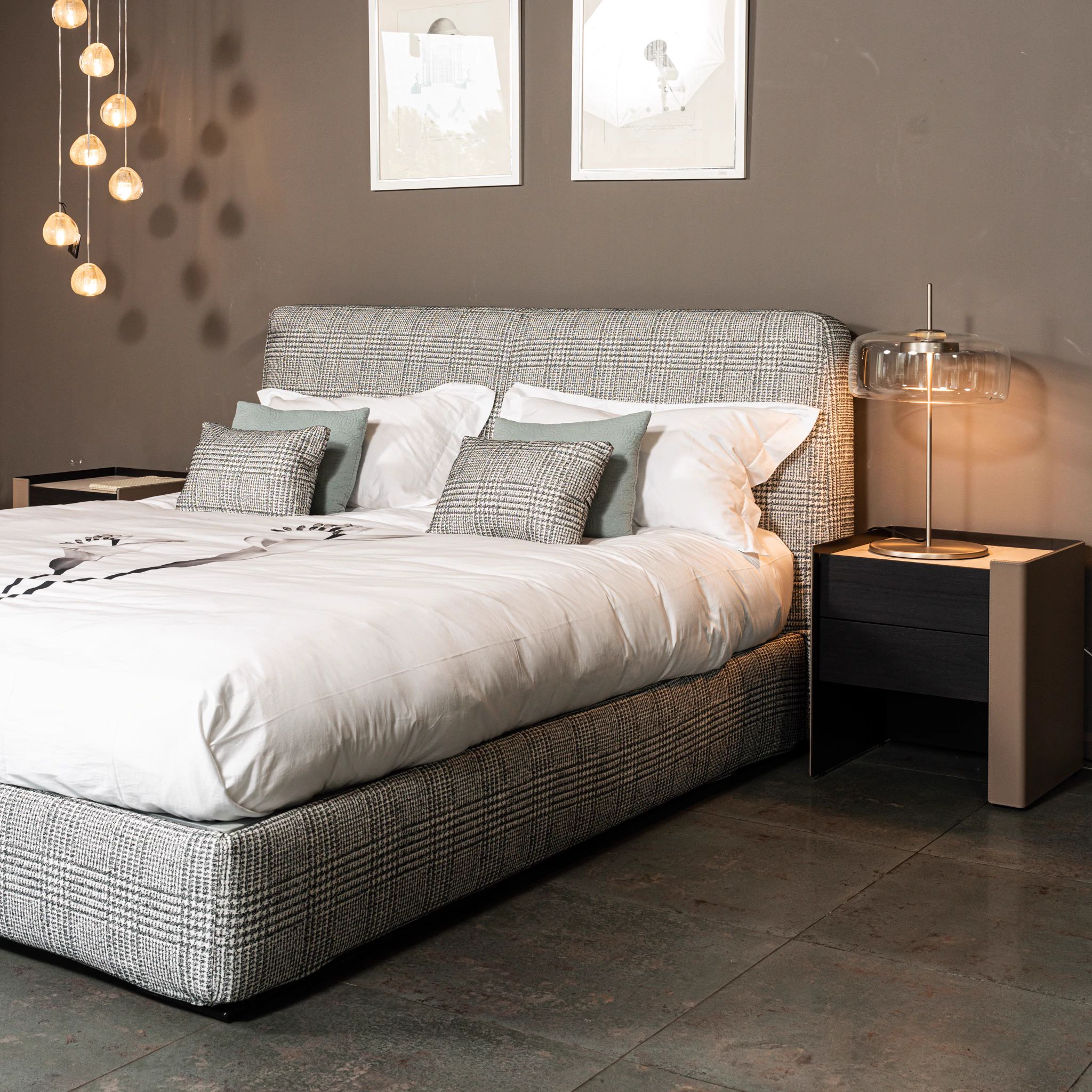 Кровать Myplace с боксом для хранения lewis 539 — Flou, текстиль, фото 6